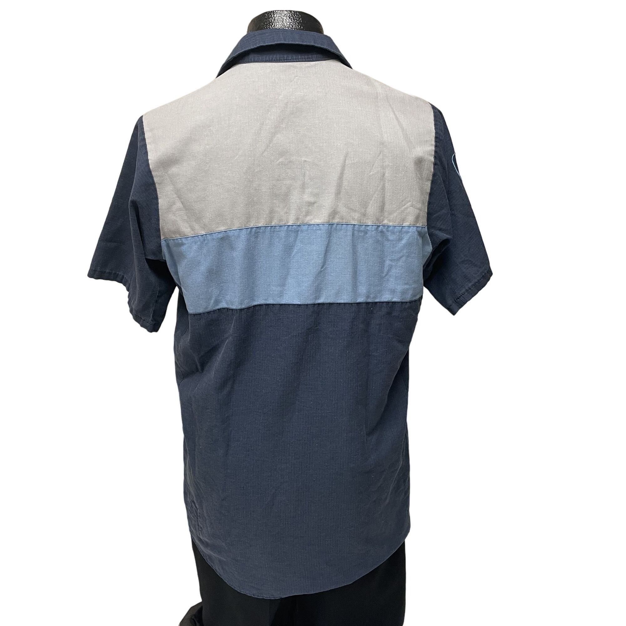 Other Vtg Red Kap Blue Embroidered 2 Tone HONDA Work Shirt Size US M / EU 48-50 / 2 - 3 Thumbnail