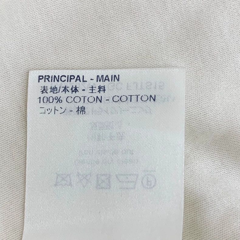 Louis Vuitton Louis Vuitton Yellow logo printed cotton crew neck short-s Size S / US 4 / IT 40 - 7 Thumbnail