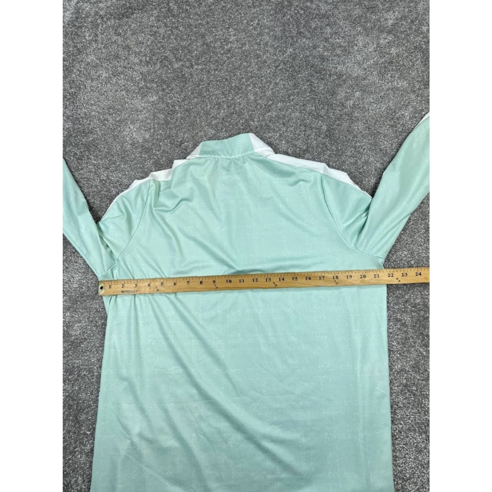 Adidas Adidas Sweater Womens XL Green White Golf Quarter Zip Logo Pullover Woman XL Green Logo Winter Spring Fall Vintage: No Size XL / US 12-14 / IT 48-50 - 6 Thumbnail