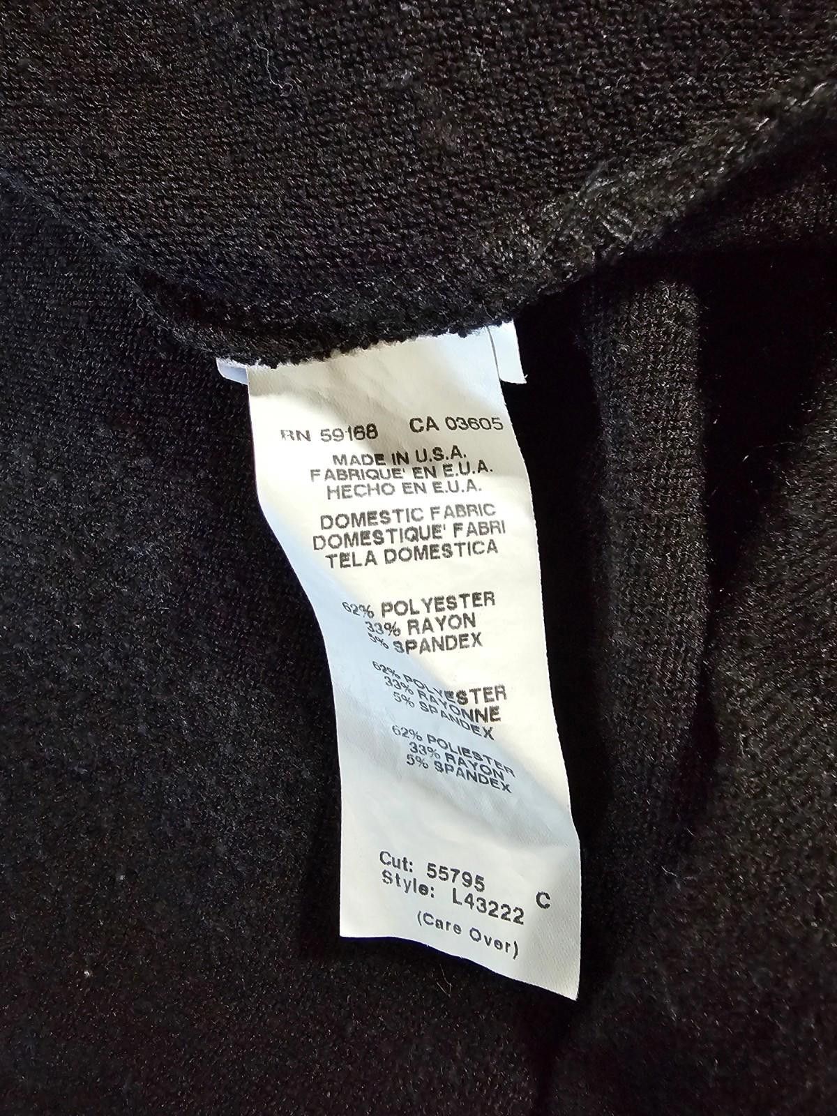 Other Karen Kane Black XS Dress Shirt Made In USA Size XS / US 0-2 / IT 36-38 - 6 Thumbnail