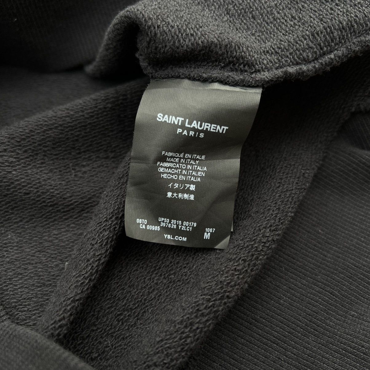 Saint Laurent Paris Saint Laurent Hedi Slimane Swarovski crew neck sweatshirt. Size US M / EU 48-50 / 2 - 6 Thumbnail