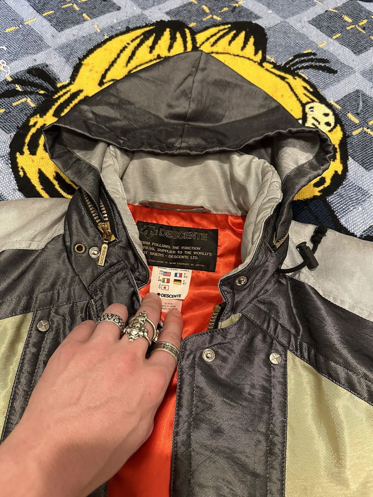 Descente Vintage 80s Descente Ski Snowboarding Bomber Jacket Size US S / EU 44-46 / 1 - 3 Thumbnail