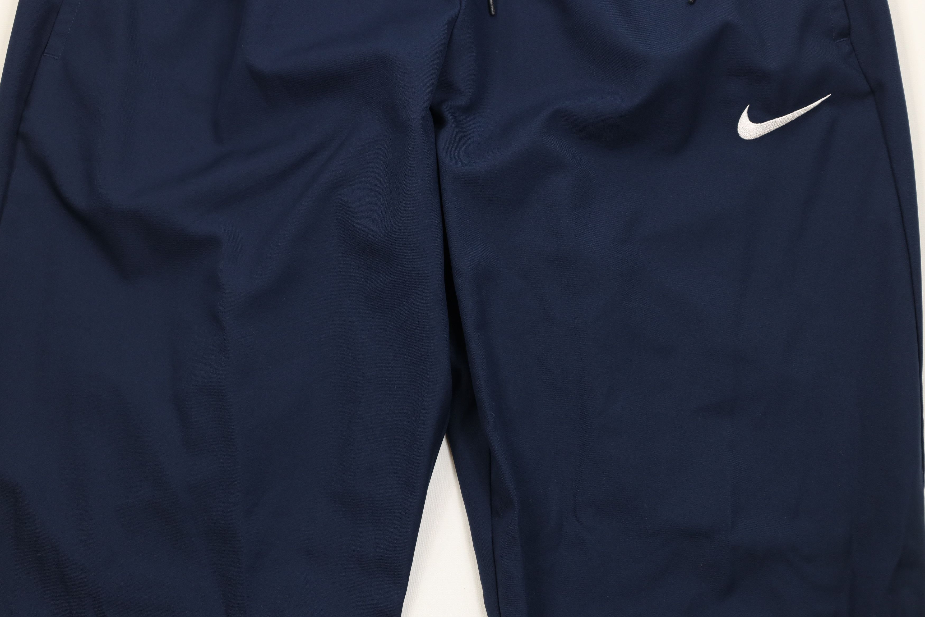 Nike Vintage Y2K Nike Mens Mini Swoosh Warm Up Pants Navy Blue Size US 38 / EU 54 - 3 Thumbnail