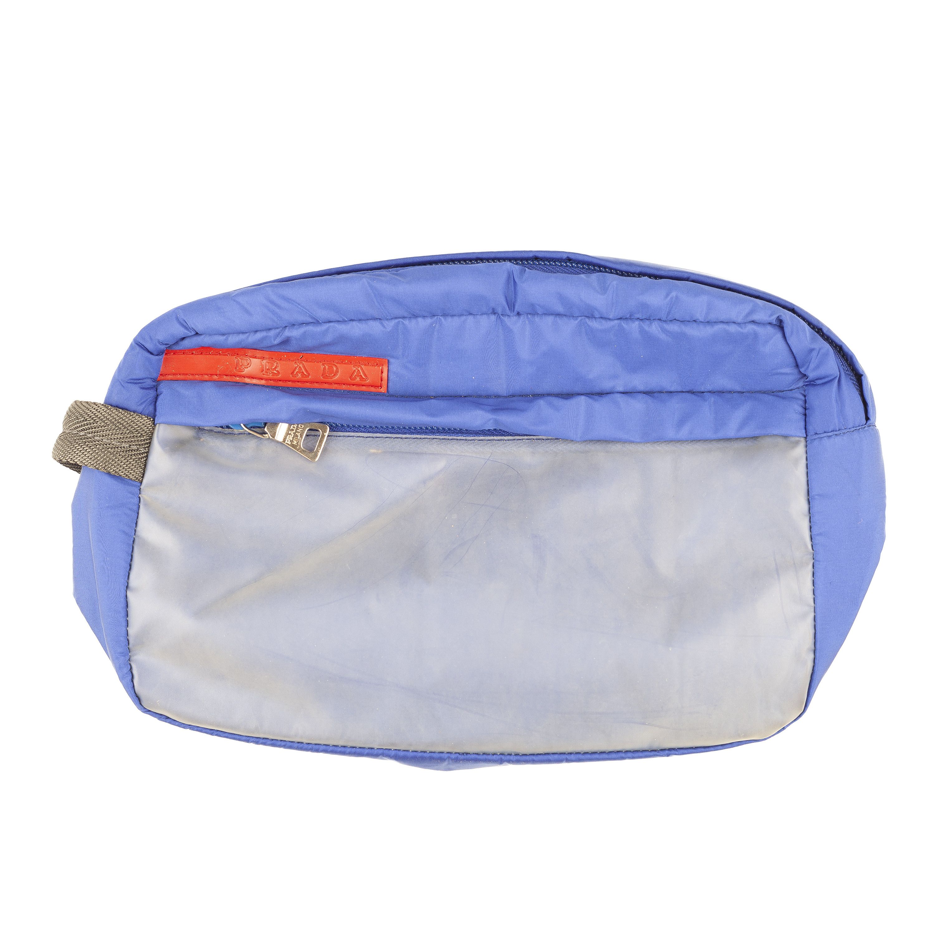 Prada Prada Sport Vintage Blue Toiletry Bag Size ONE SIZE - 2 Thumbnail