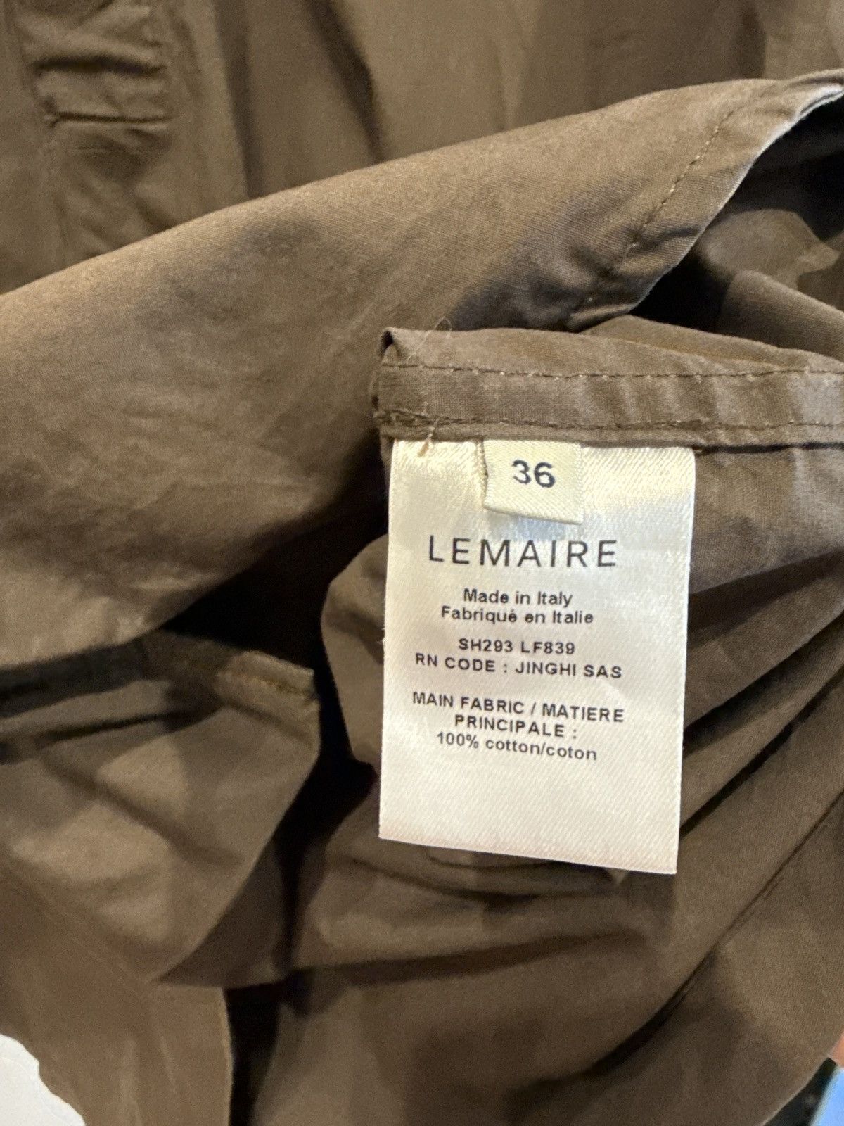 Lemaire Lemaire Double Sleeve Shirt Size US S / EU 44-46 / 1 - 3 Thumbnail