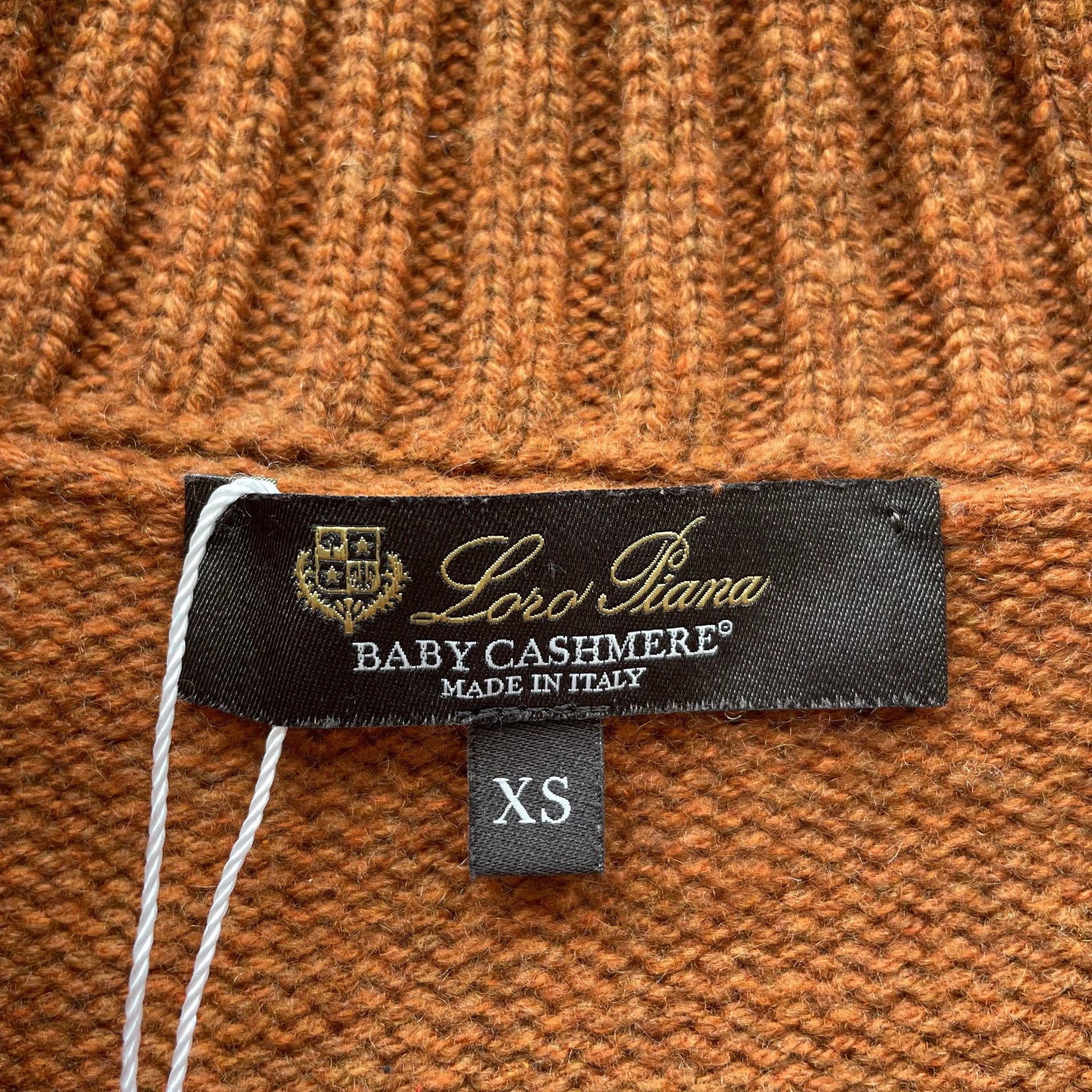 Loro Piana Loro Piana Collared LS Crew Sweater Women's Caramel XS Size XS / US 0-2 / IT 36-38 - 5 Thumbnail