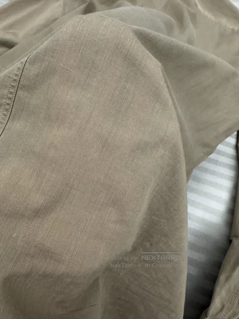 Dries Van Noten Dries Van Noten Lightweight Oatmeal Shirt Size US L / EU 52-54 / 3 - 5 Thumbnail