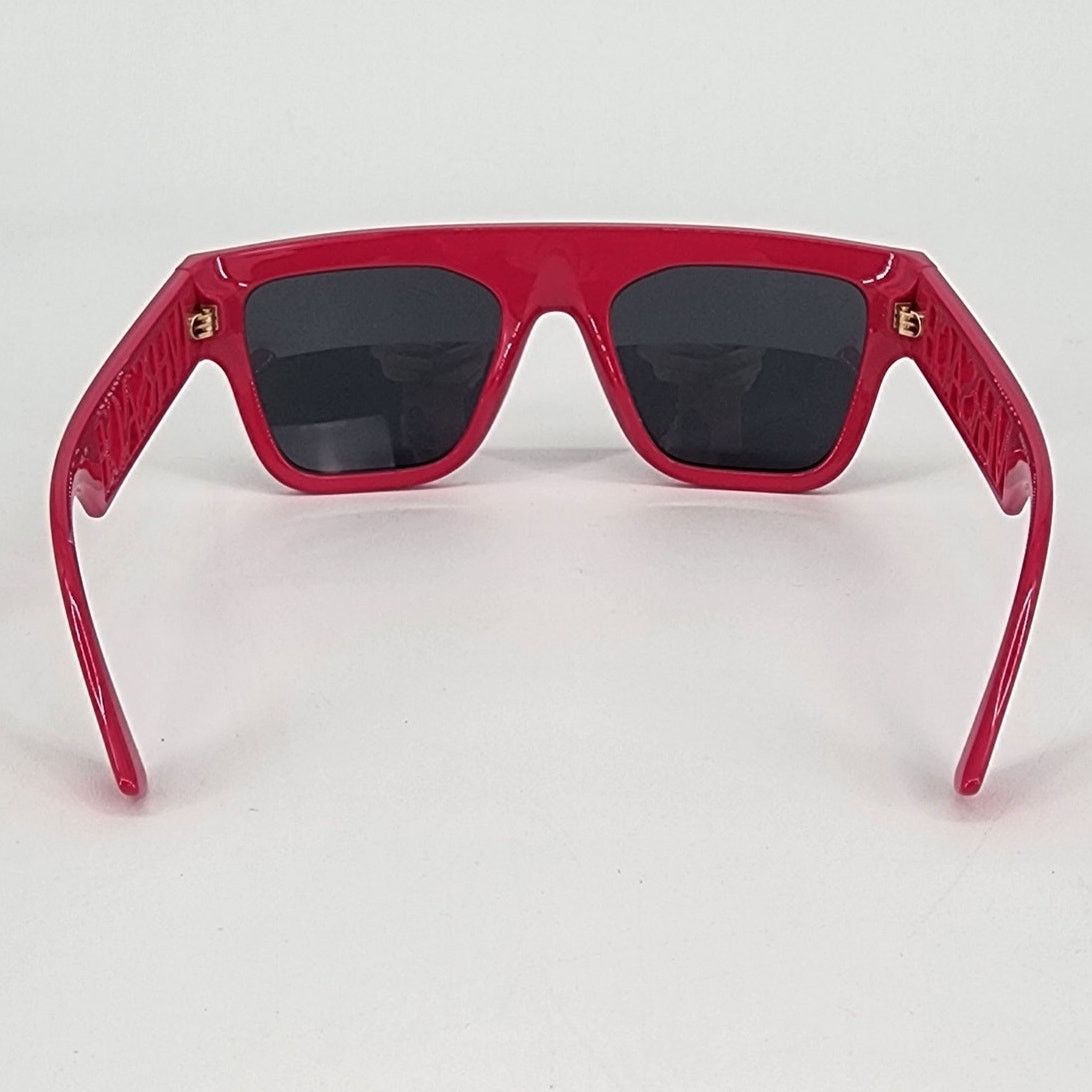 Versace Versace 90s Vintage Logo Bright Pink Unisex Sunglasses Size ONE SIZE - 6 Thumbnail