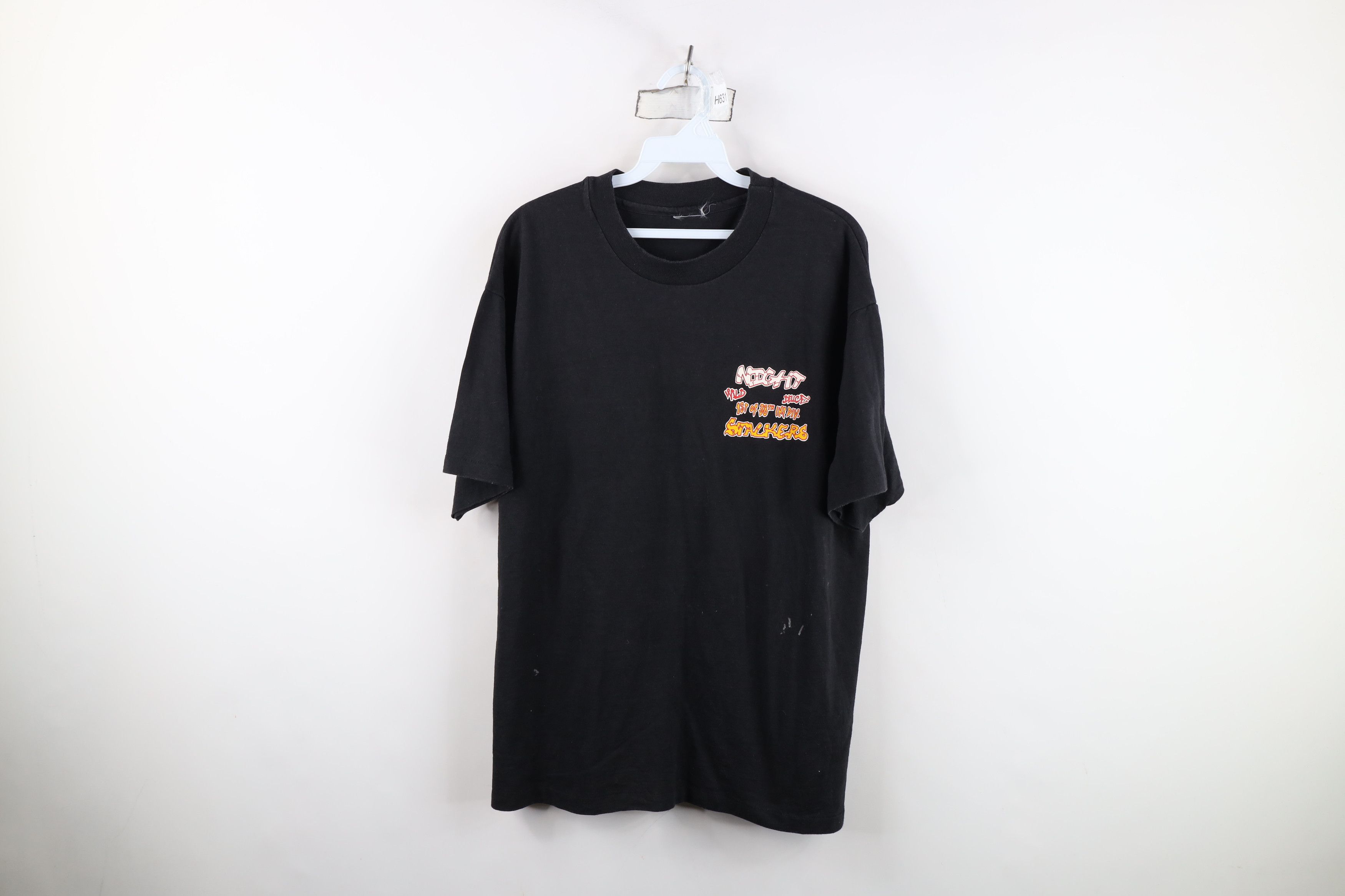 Vintage Vintage 90s 38th Infantry Night Stalkers Army T-Shirt Black Size US L / EU 52-54 / 3 - 1 Thumbnail