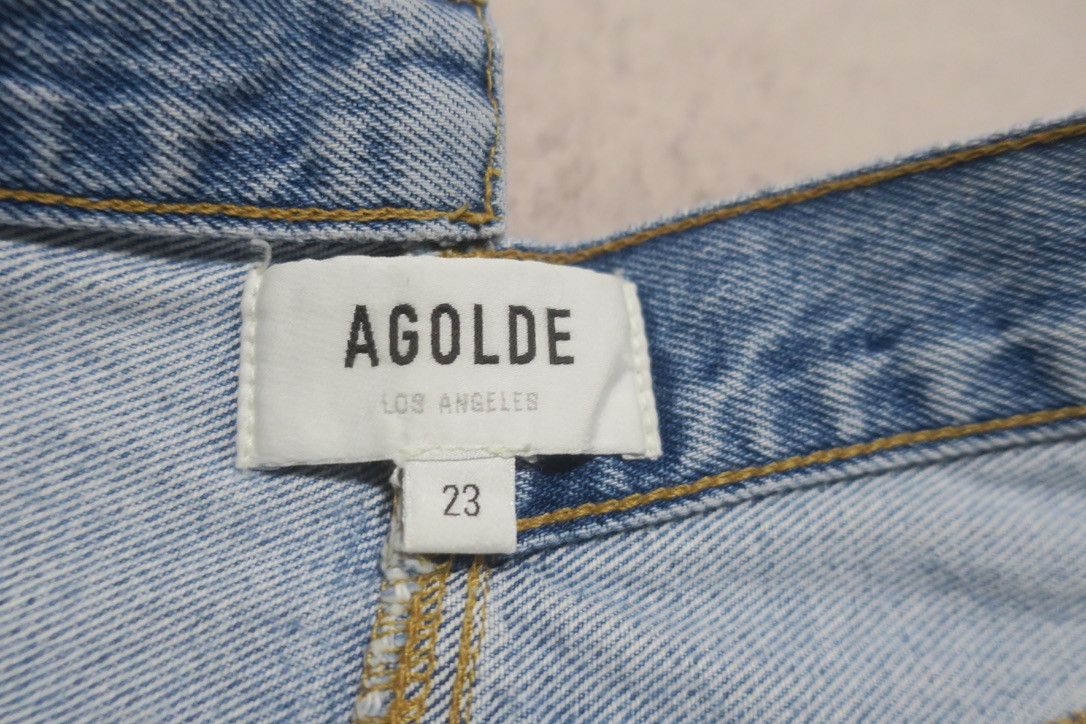 Agolde Women's Criss Cut-Off Jean Shorts Size 23 Size US 26 / EU 42 - 3 Thumbnail