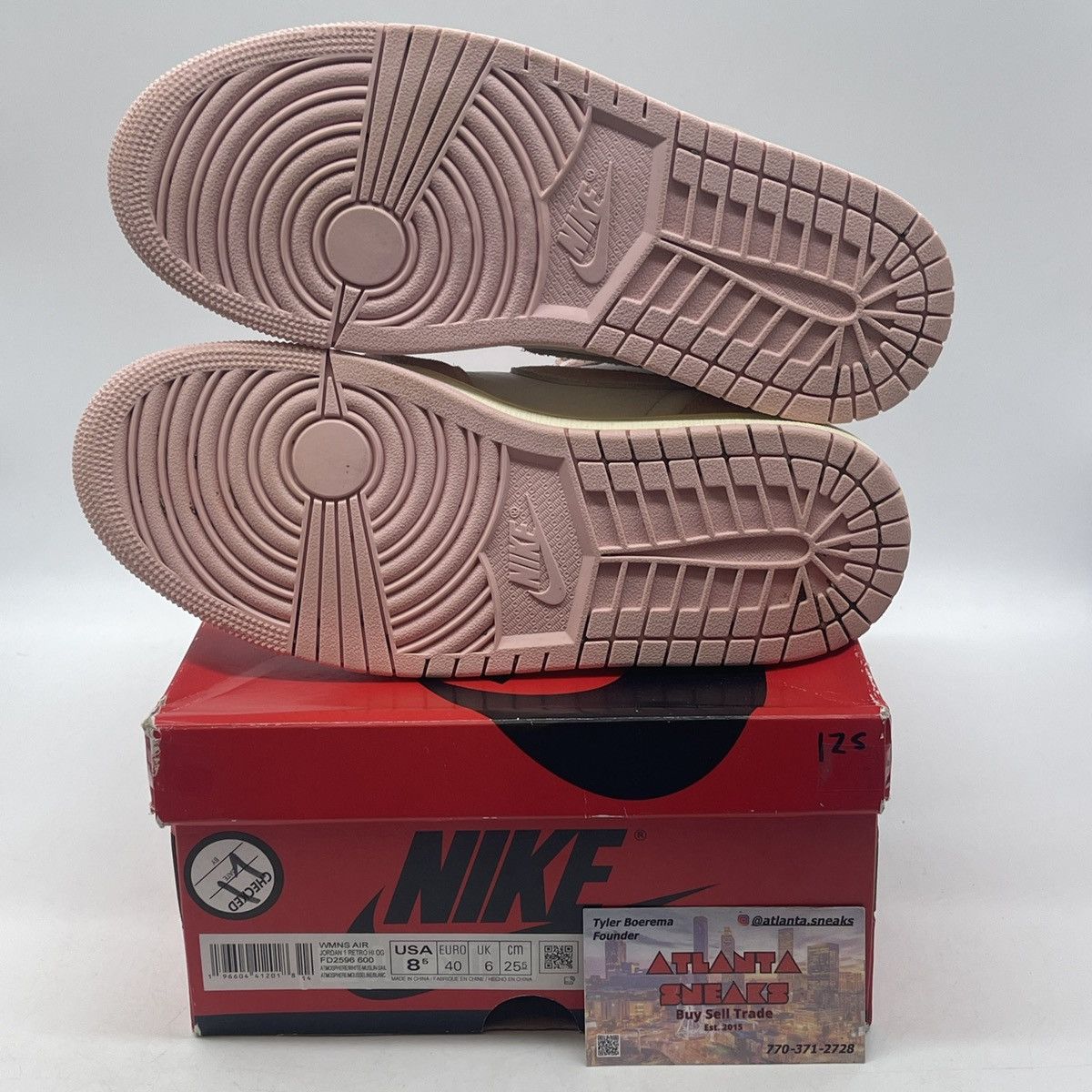 Jordan Brand Wmns air Jordan 1 high washed pink Size US 8.5 / IT 38.5 - 7 Thumbnail