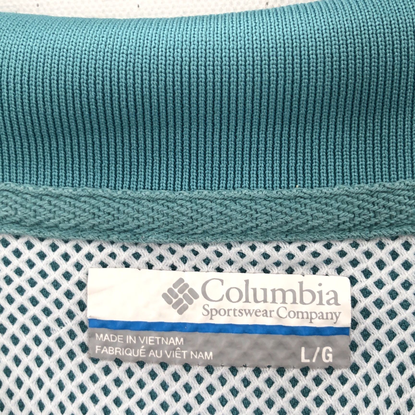 Vintage Columbia Polo T Shirt Mens Short Sleeve Teal Size Large Collared Pullover Shirt Casual Summer All Season Breathable Size US L / EU 52-54 / 3 - 4 Thumbnail