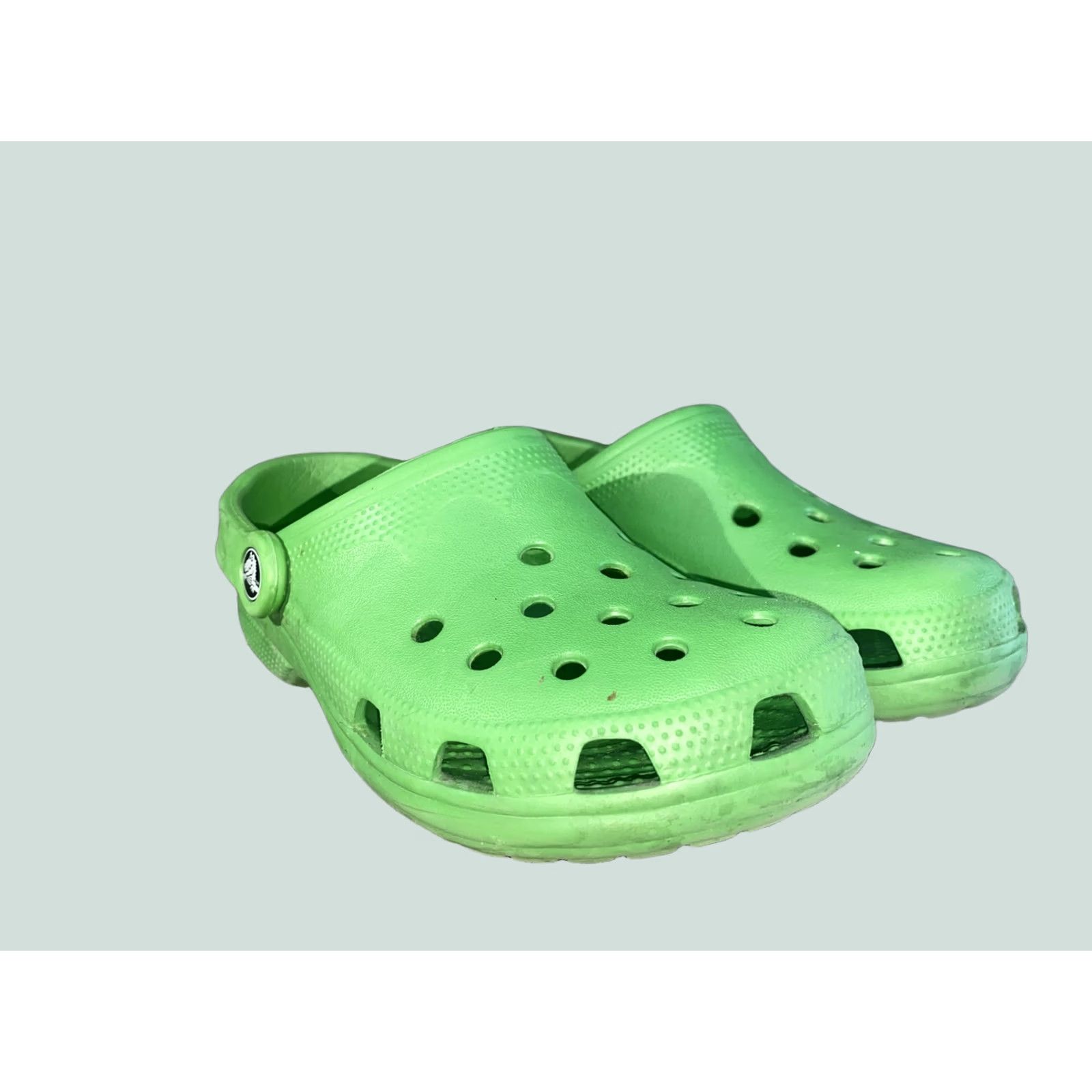 Crocs Crocs Classic Clog Slip-On Lime Womens 5 Shoes Slip-On Casual Comfort Lightweight Rubber Crocs 10001-3U4 Mens Ladies Womens Size US 7 / IT 37 - 1 Thumbnail