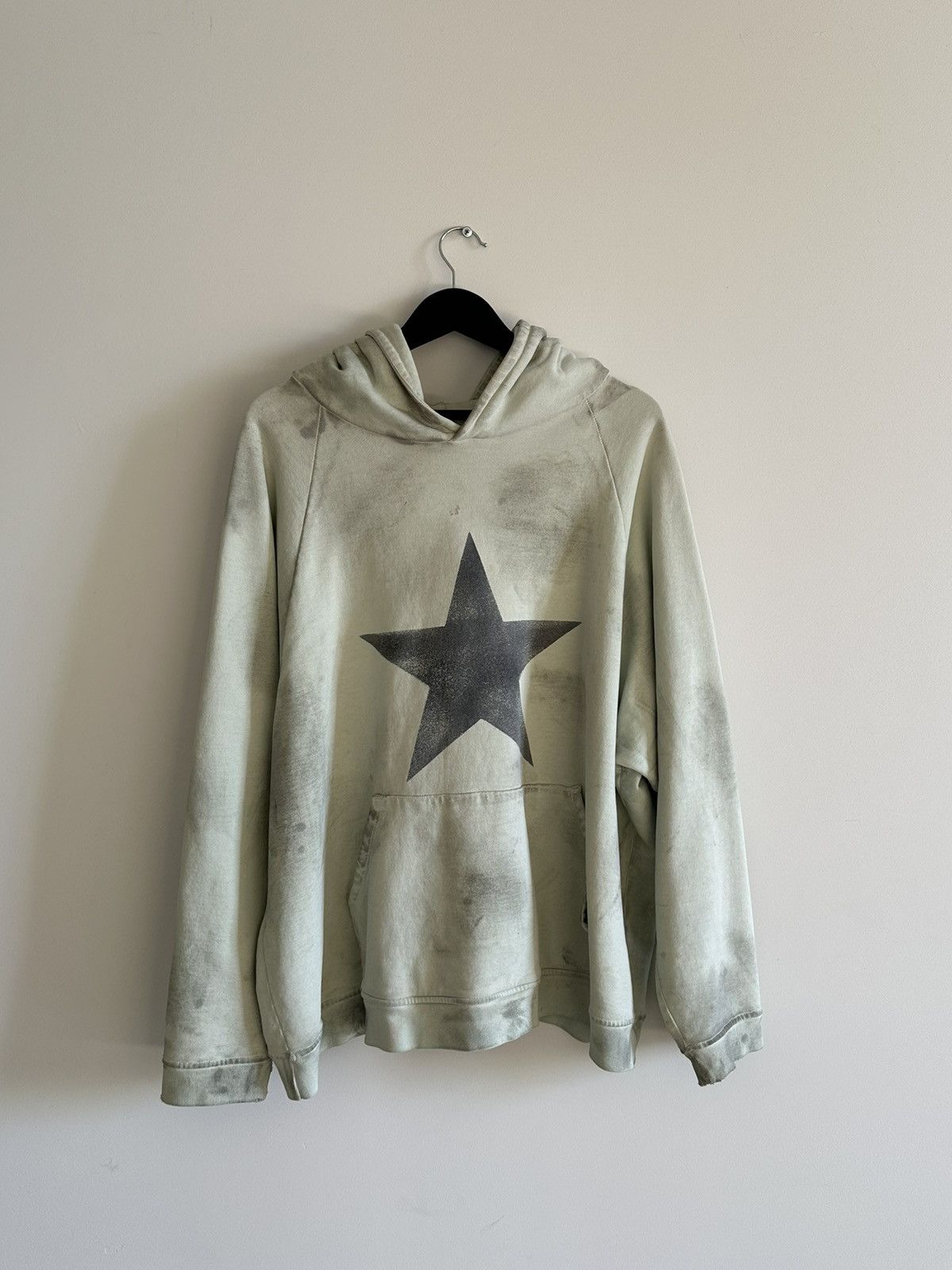 ALEXANDER DIGENOVA Dirty Stained Star Logo Hoodie Sample colorway Size US XL / EU 56 / 4 - 1 Thumbnail