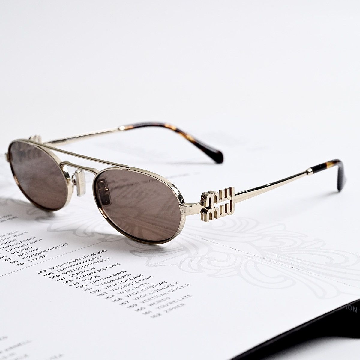 Miu Miu MIU MIU 0MU 54ZS SUNGLASSES Size ONE SIZE - 2 Thumbnail