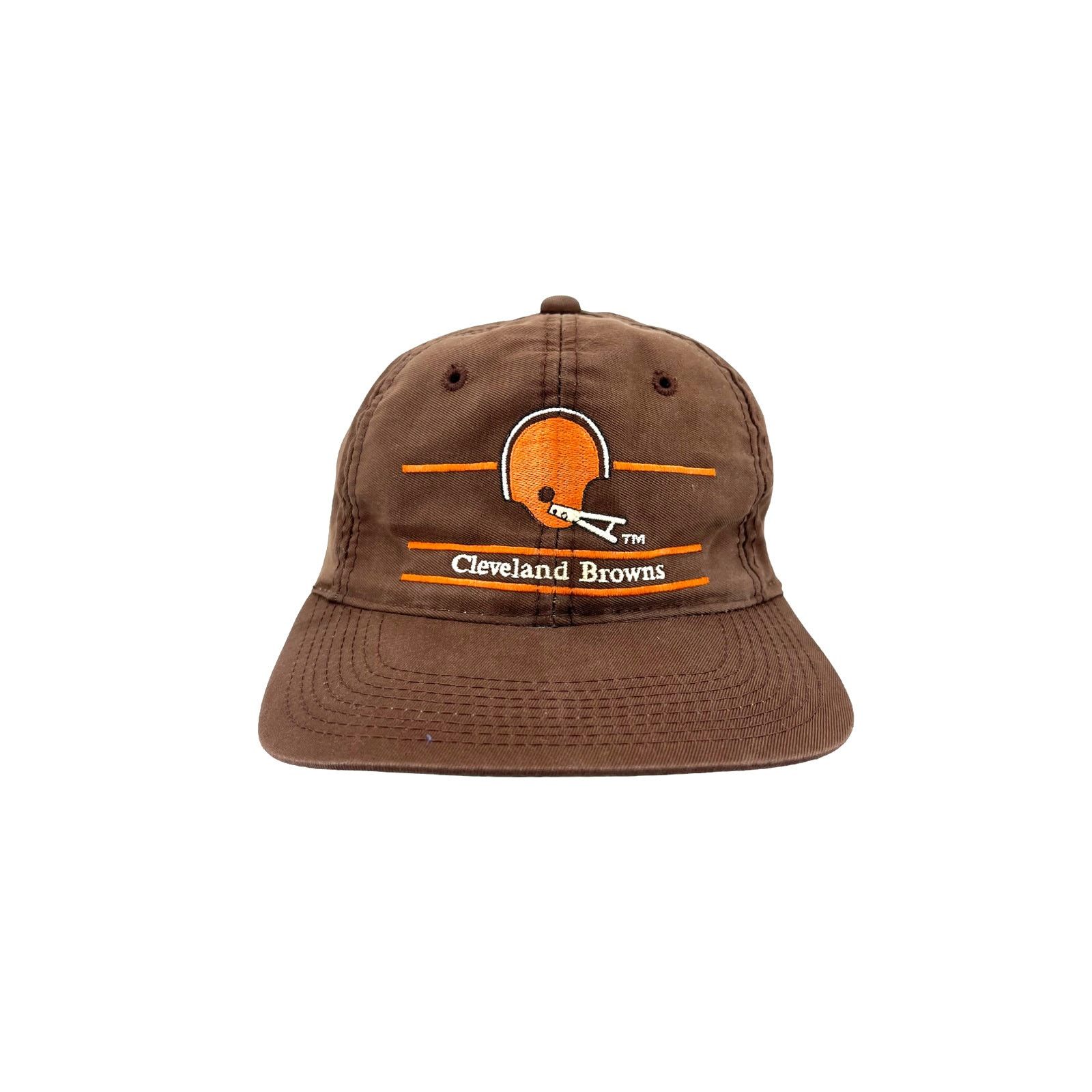 NFL × Vintage Vintage 1990's Cleveland Browns NFL Team Logo Snapback Hat Size ONE SIZE - 1 Thumbnail