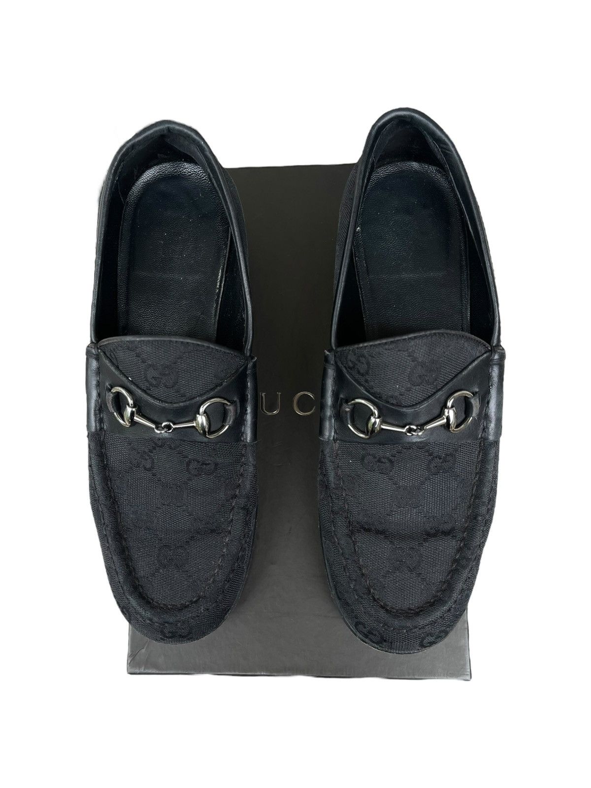 Gucci × Tom Ford Gucci monogram black loafers Size US 6 / IT 36 - 4 Thumbnail