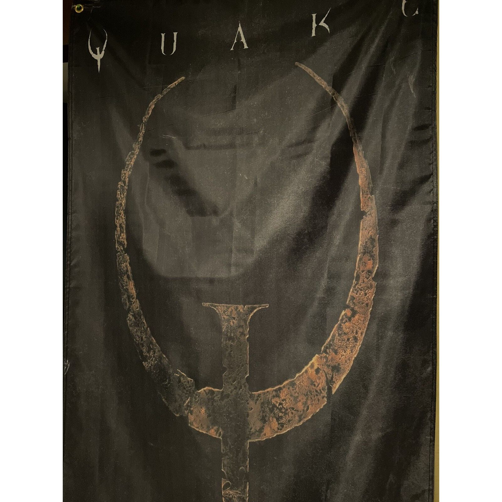 Other QUAKE 5ft Flag PC 1996 id Software Banner Poster Size ONE SIZE - 2 Thumbnail