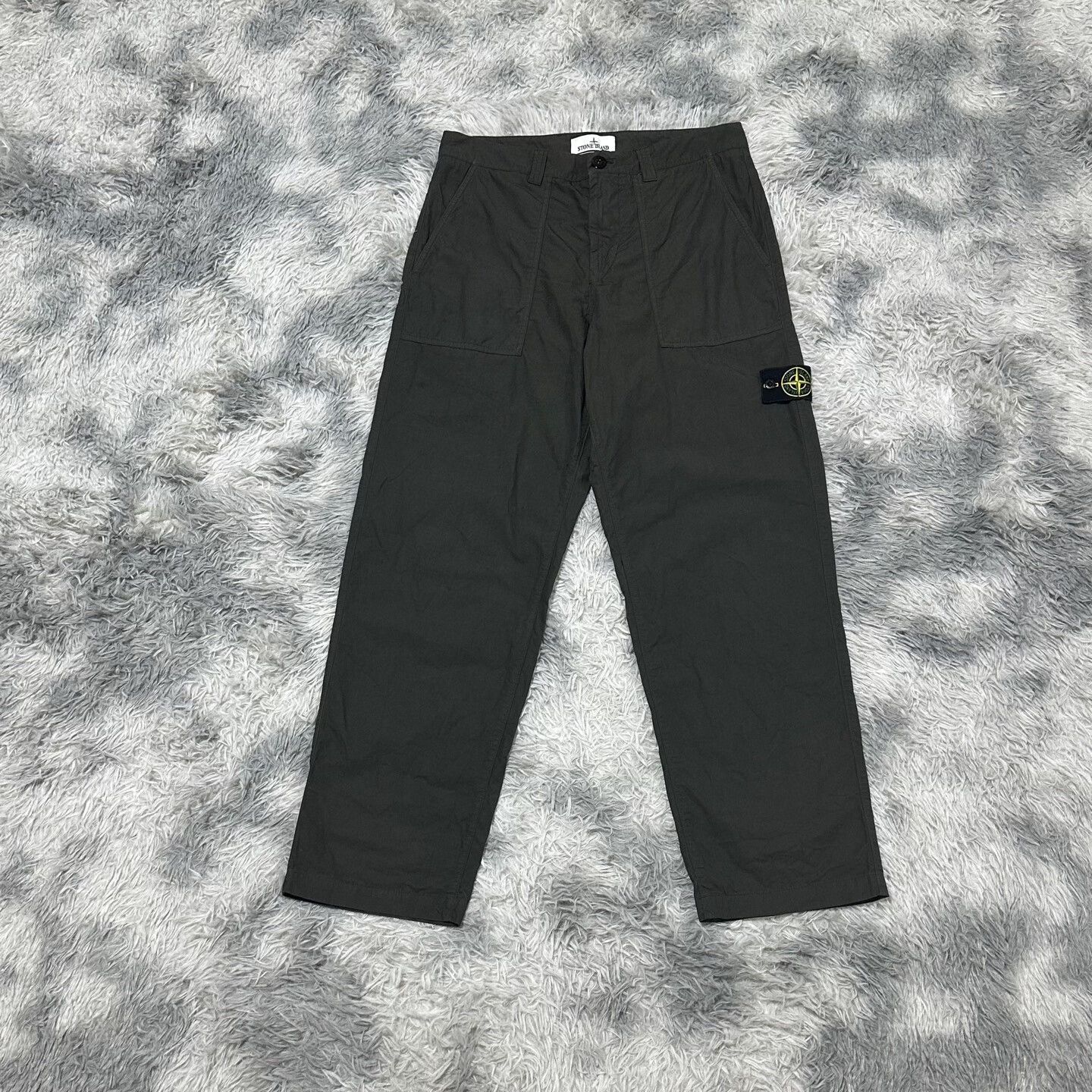 Stone Island Stone Island Canvas Straight-Leg Pants 25FW Size US 30 / EU 46 - 1 Thumbnail