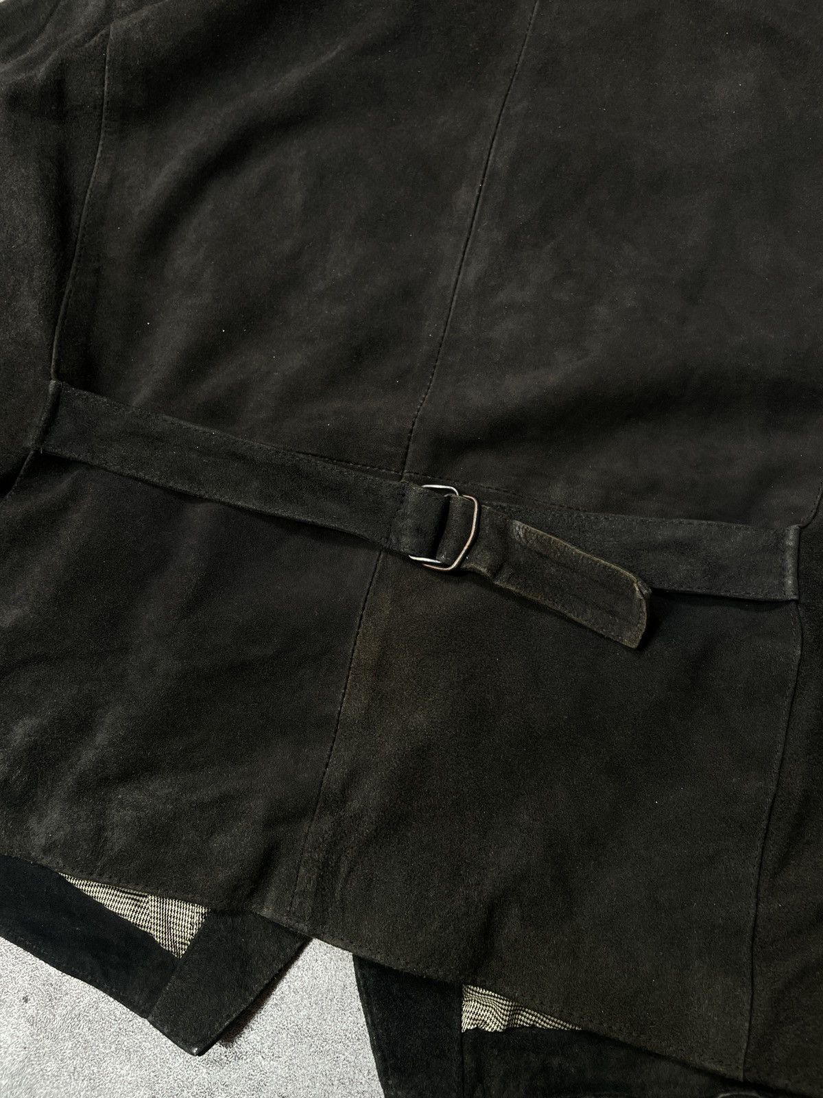 Vintage 🔥Offer🔥Vintage 90s Genuine Real Leather Vest Rare Boxy Fit Size US M / EU 48-50 / 2 - 10 Thumbnail