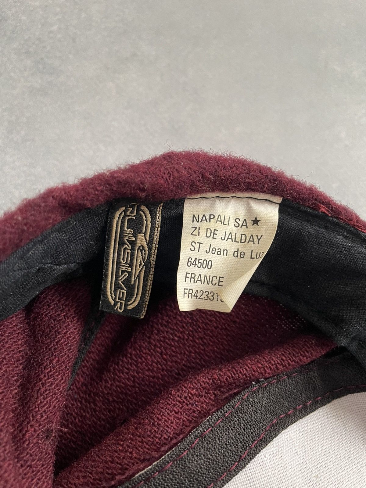 Quiksilver Cap Quiksilver Vintage Burgundy Fleece Size ONE SIZE - 7 Thumbnail
