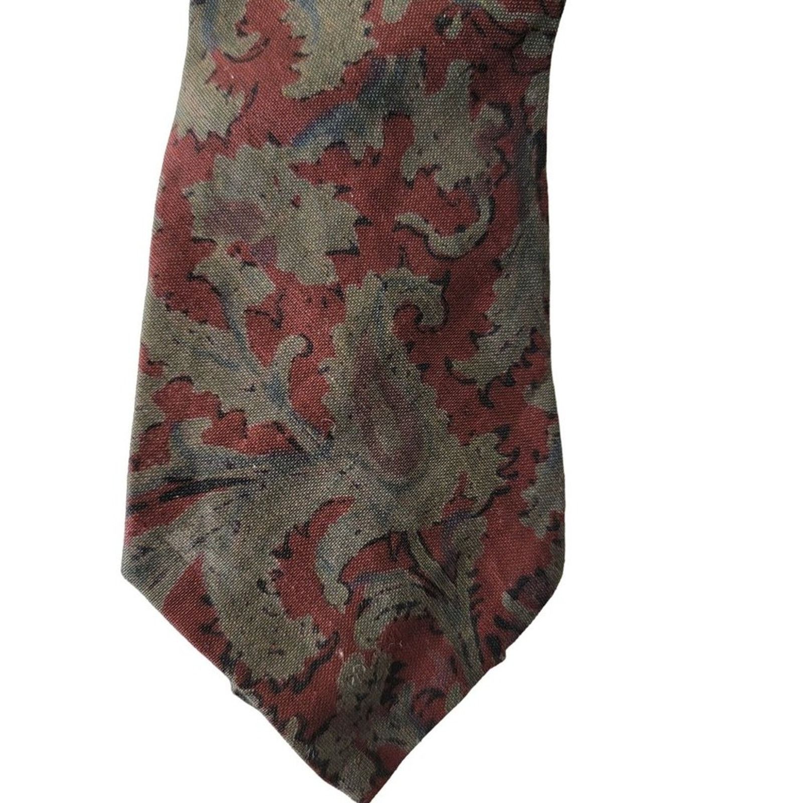 Polo Ralph Lauren Vintage Polo Ralph Lauren Mens Cotton Jacquard Neck Tie Size ONE SIZE - 6 Thumbnail