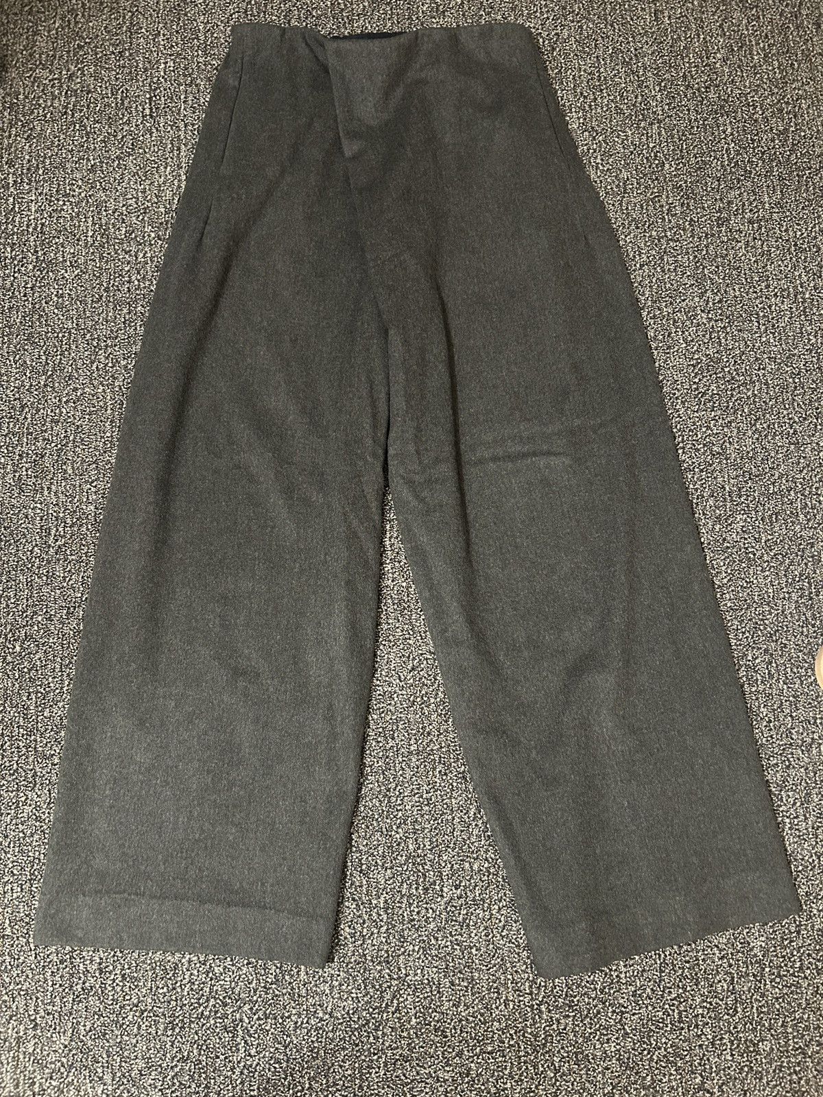 Gabriella Coll Garments No.310 Heavy Wool Crossed Trousers Size US 30 / EU 46 - 3 Thumbnail