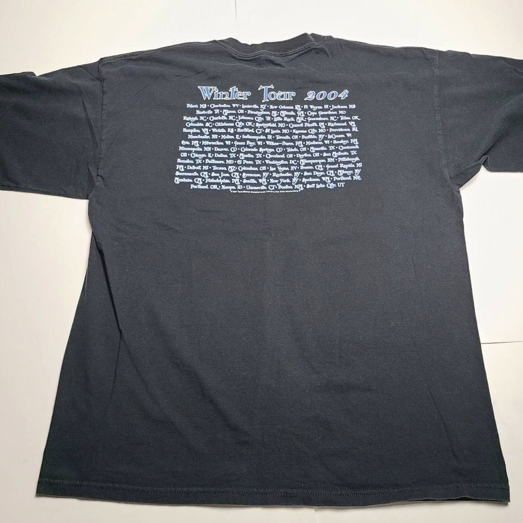 Vintage VINTAGE Trans-Siberian Orchestra Winter Tour T-Shirt Full Graphic XL Men Black Crew Neck Short Sleeve Vintage 2004 Concert Rock Christmas USA Size US XL / EU 56 / 4 - 6 Thumbnail