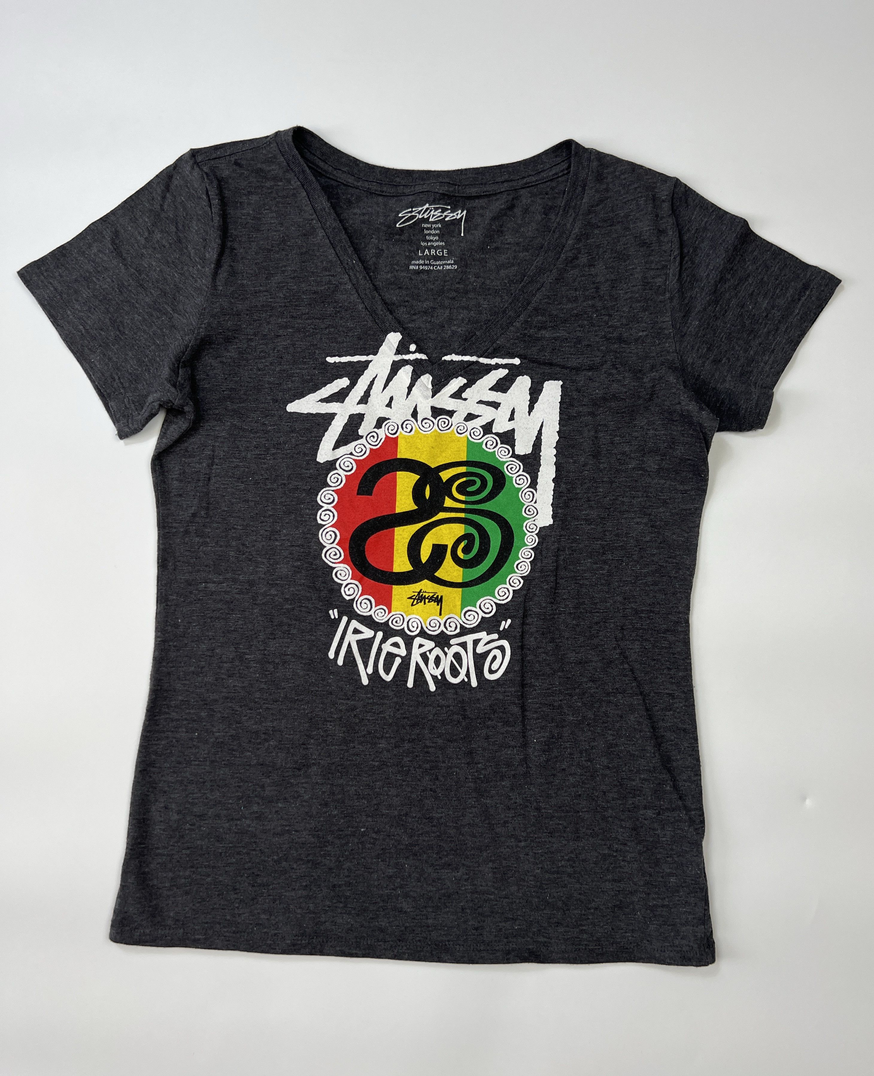 STUSSY BLACK STAR TEE L MOS DEF