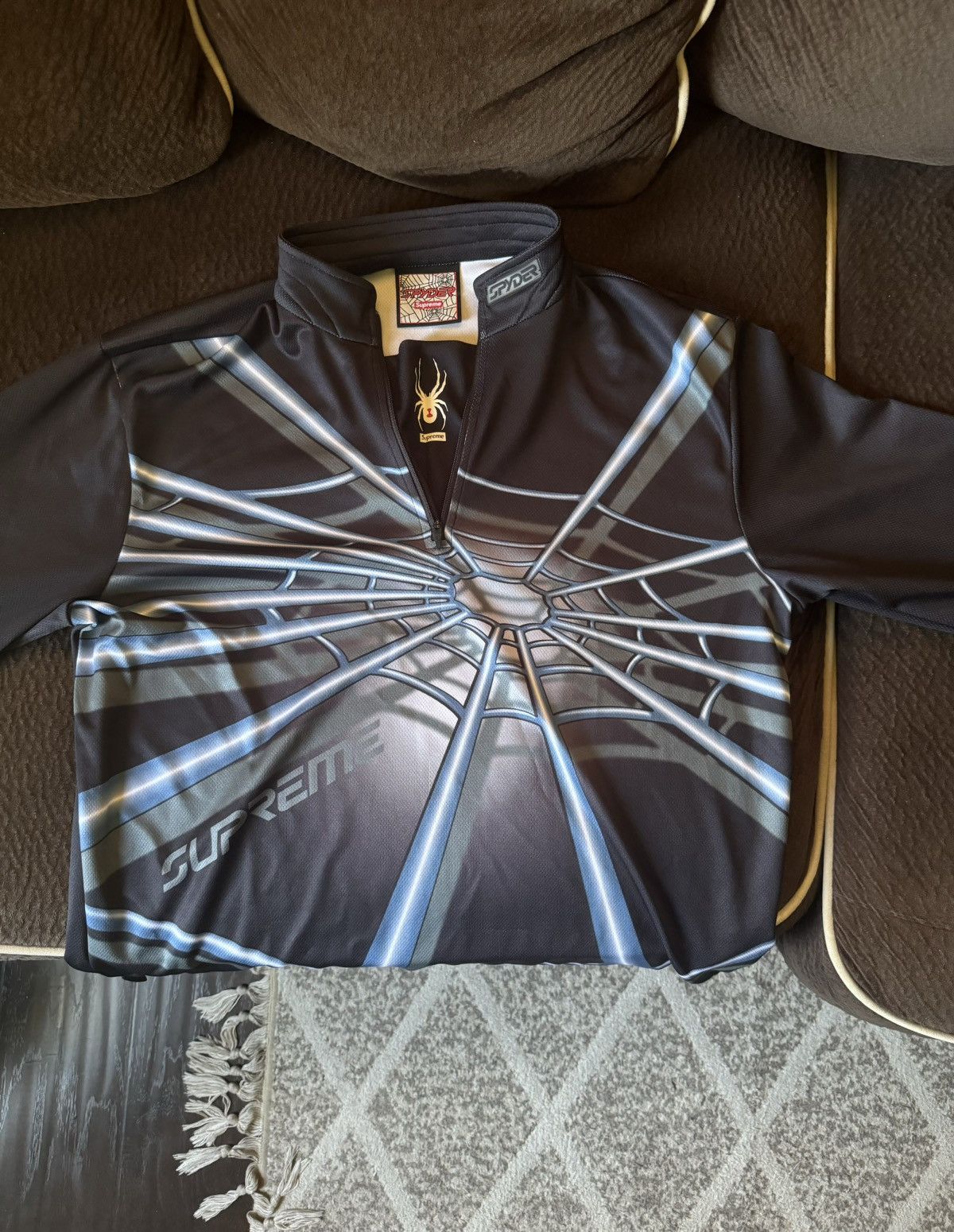 Supreme Supreme Spyder Wed Half Zip Pullover Size US L / EU 52-54 / 3 - 1 Thumbnail