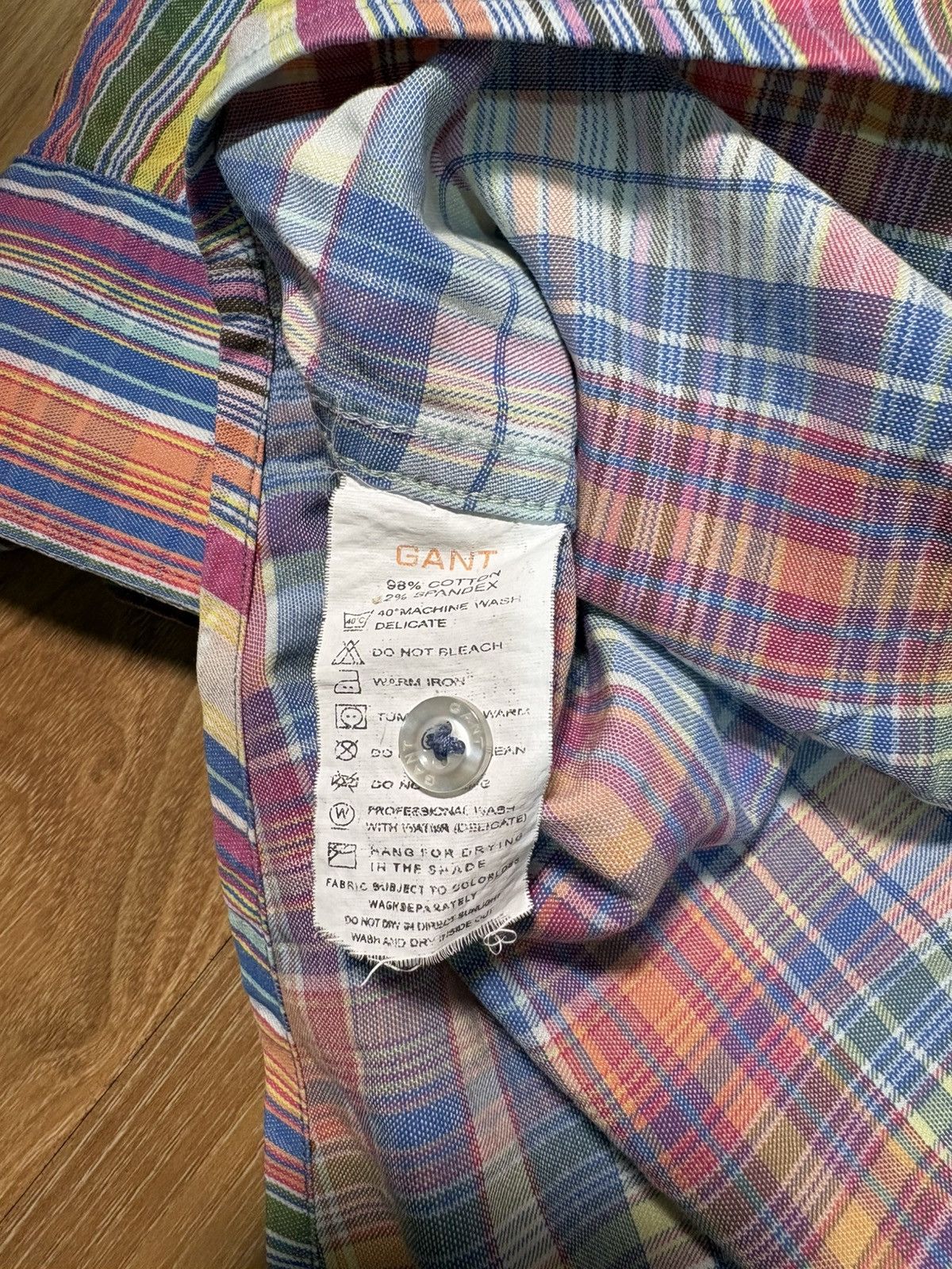 Gant Gant x Le Mans edition multicoloured button up shirt Size US S / EU 44-46 / 1 - 9 Thumbnail