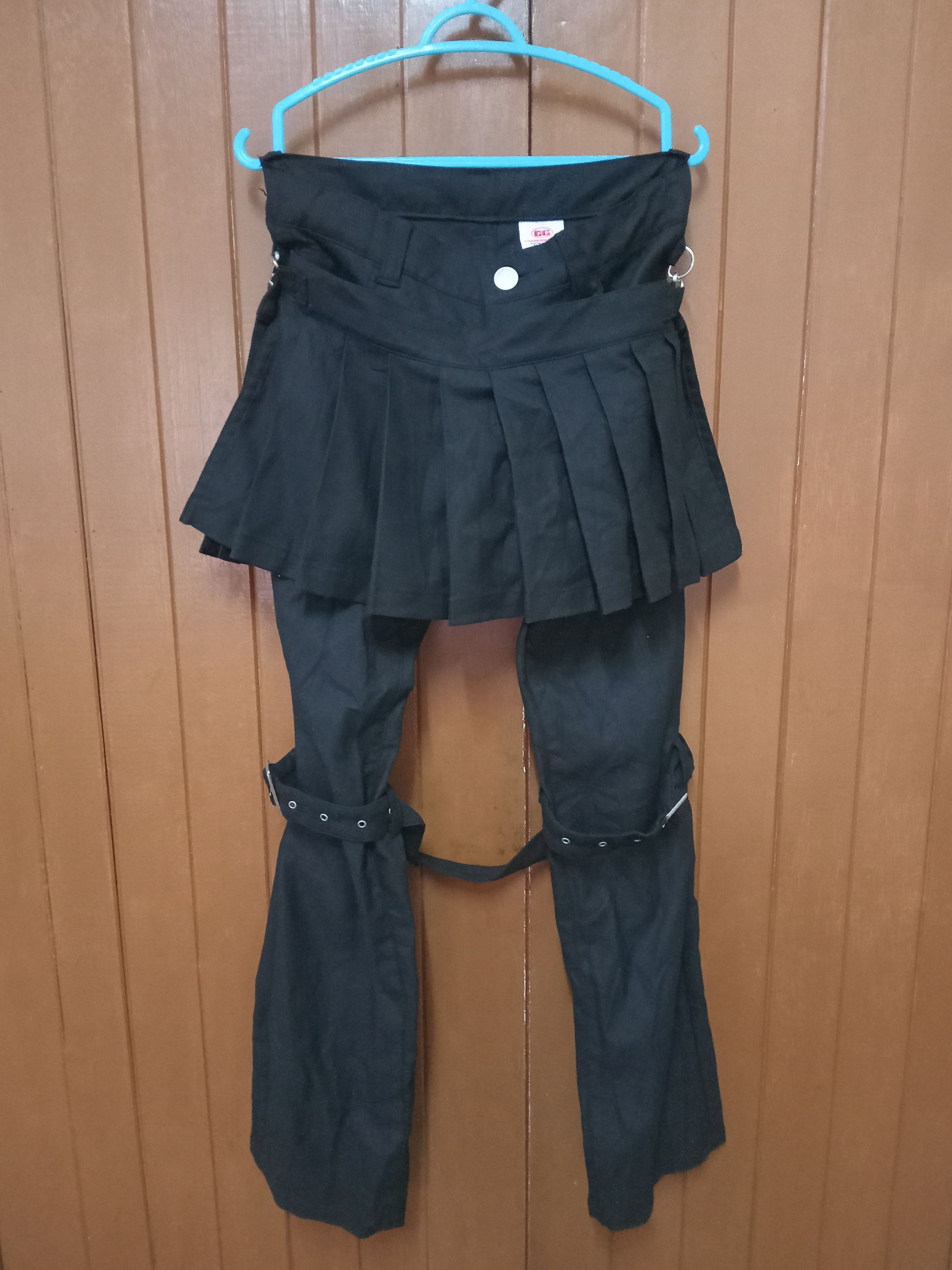 Japanese Brand CG Chubbygang Chubby Gang Bondage Punk Rare Pants Size 29" - 15 Thumbnail