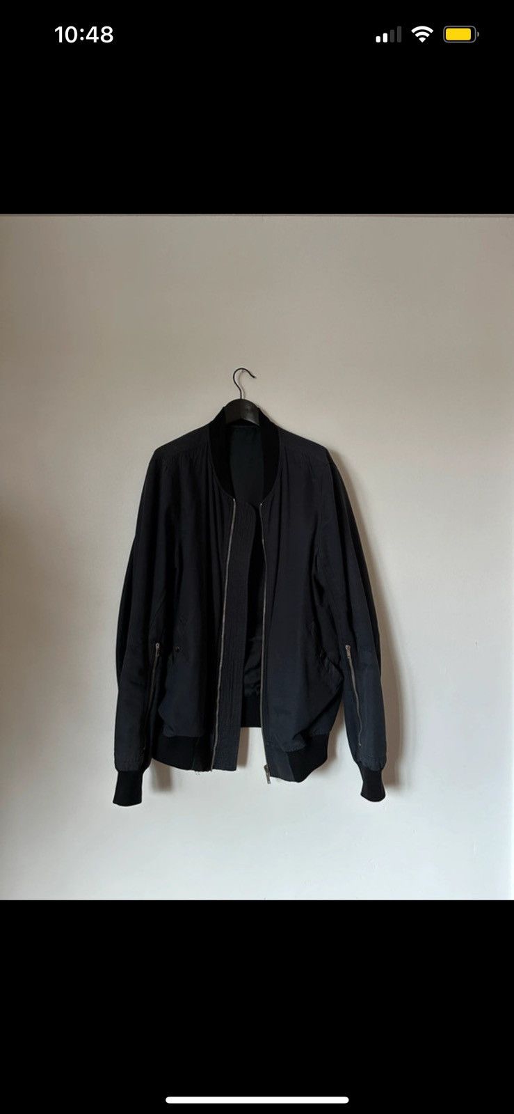 Rick Owens Rick Owens Bomber Black Size US XL / EU 56 / 4 - 1 Thumbnail