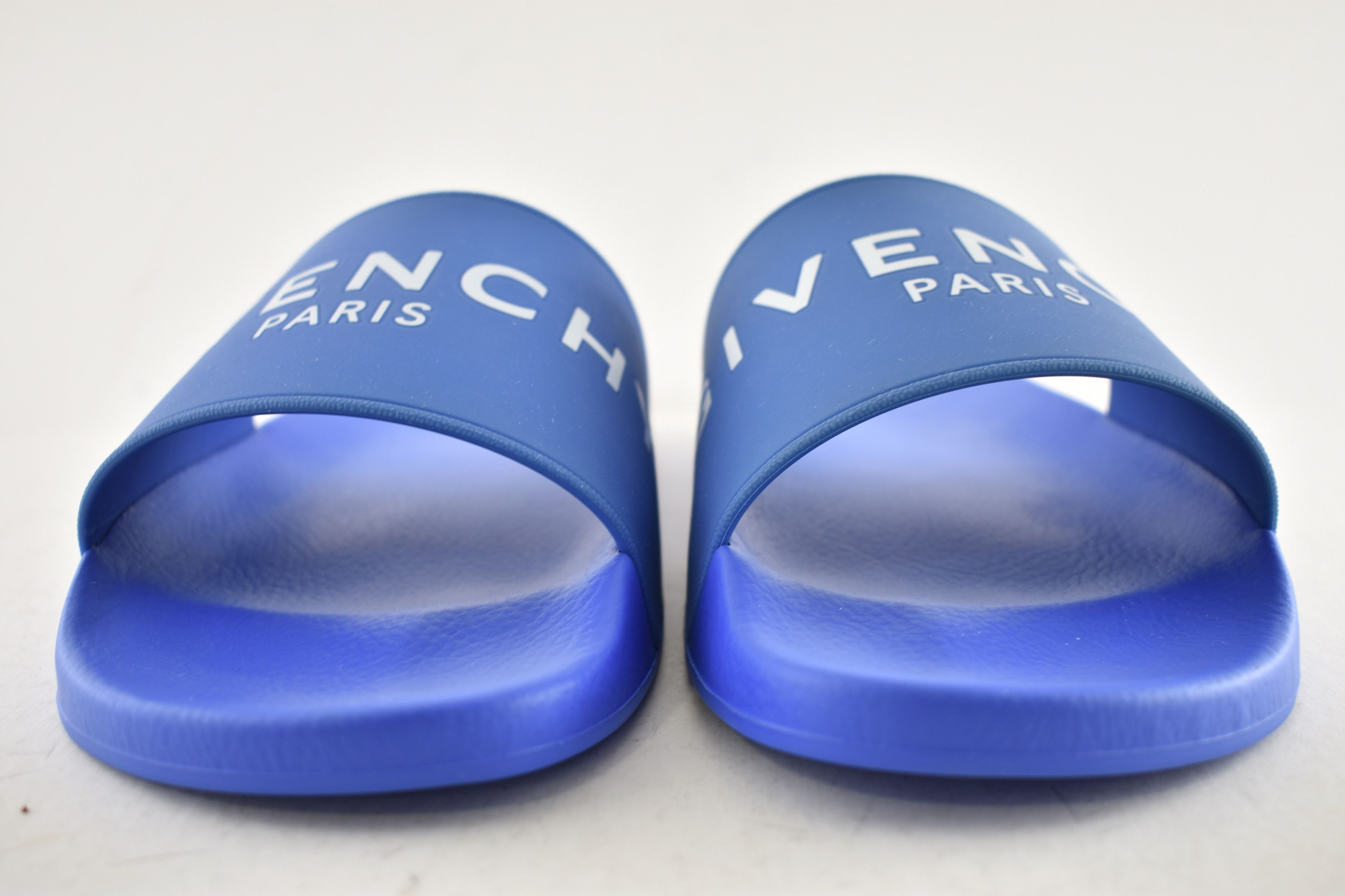 Givenchy Paris White Logo Rubber Pool Slide Sandal Flip Flop 44 11 Size US 11 / EU 44 - 6 Thumbnail