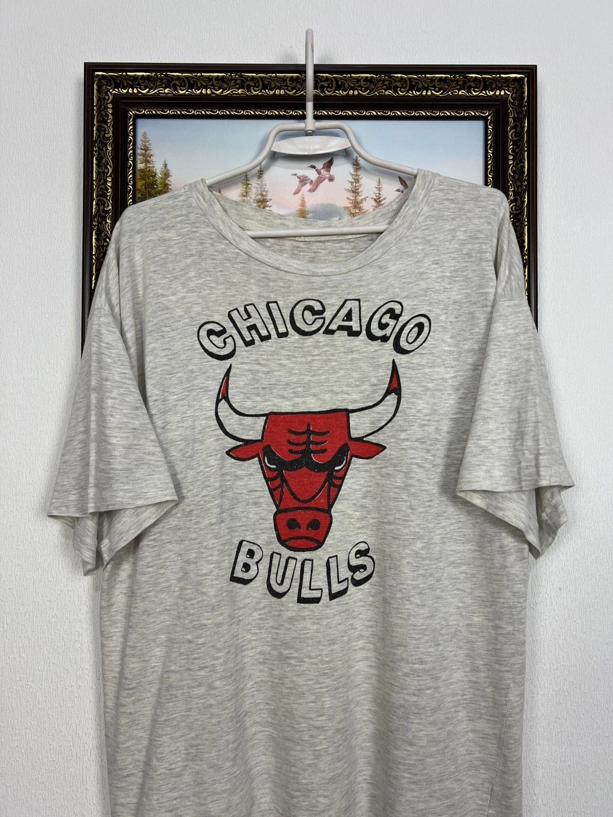 Vintage Vintage Chicago Bulls Jordan Shirt Train Jersey Tee Size US M / EU 48-50 / 2 - 2 Thumbnail