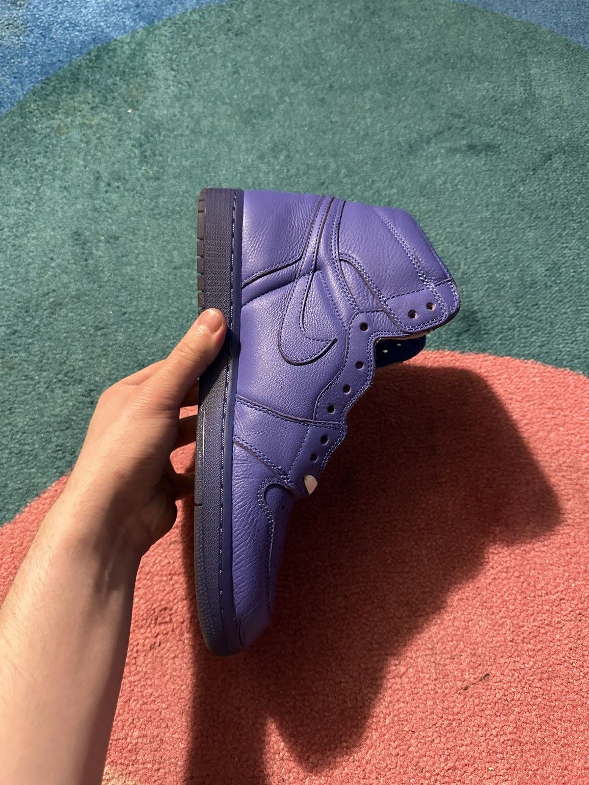 Gatorade × Jordan Brand Air Jordan 1 Retro High Gatorade Rush Violet Size US 11.5 / EU 44-45 - 10 Thumbnail
