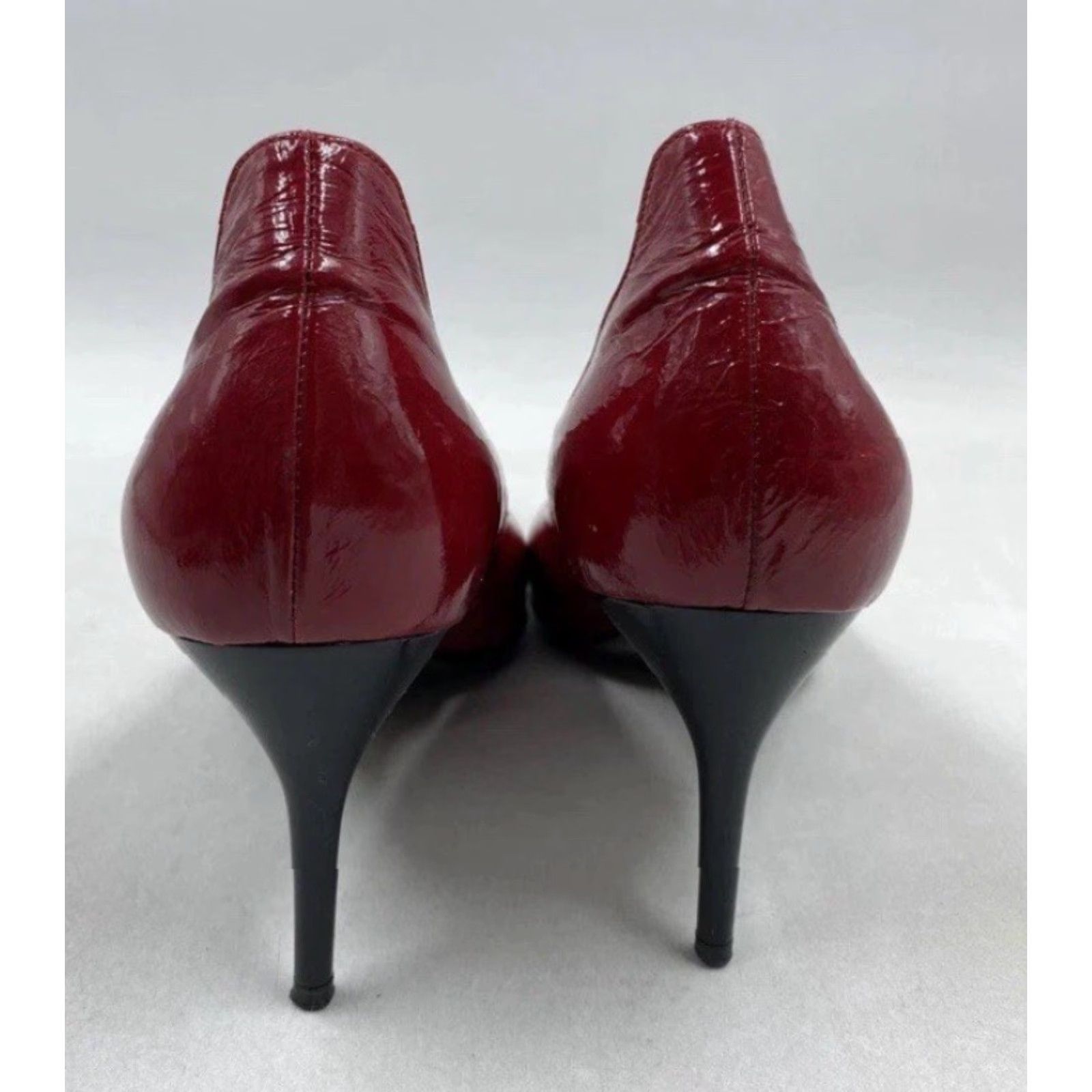 Hugo Boss Women Hugo Boss Pump Shoes Red Patent Leather Italy Size 7 Women Size US 7 / IT 37 - 4 Thumbnail