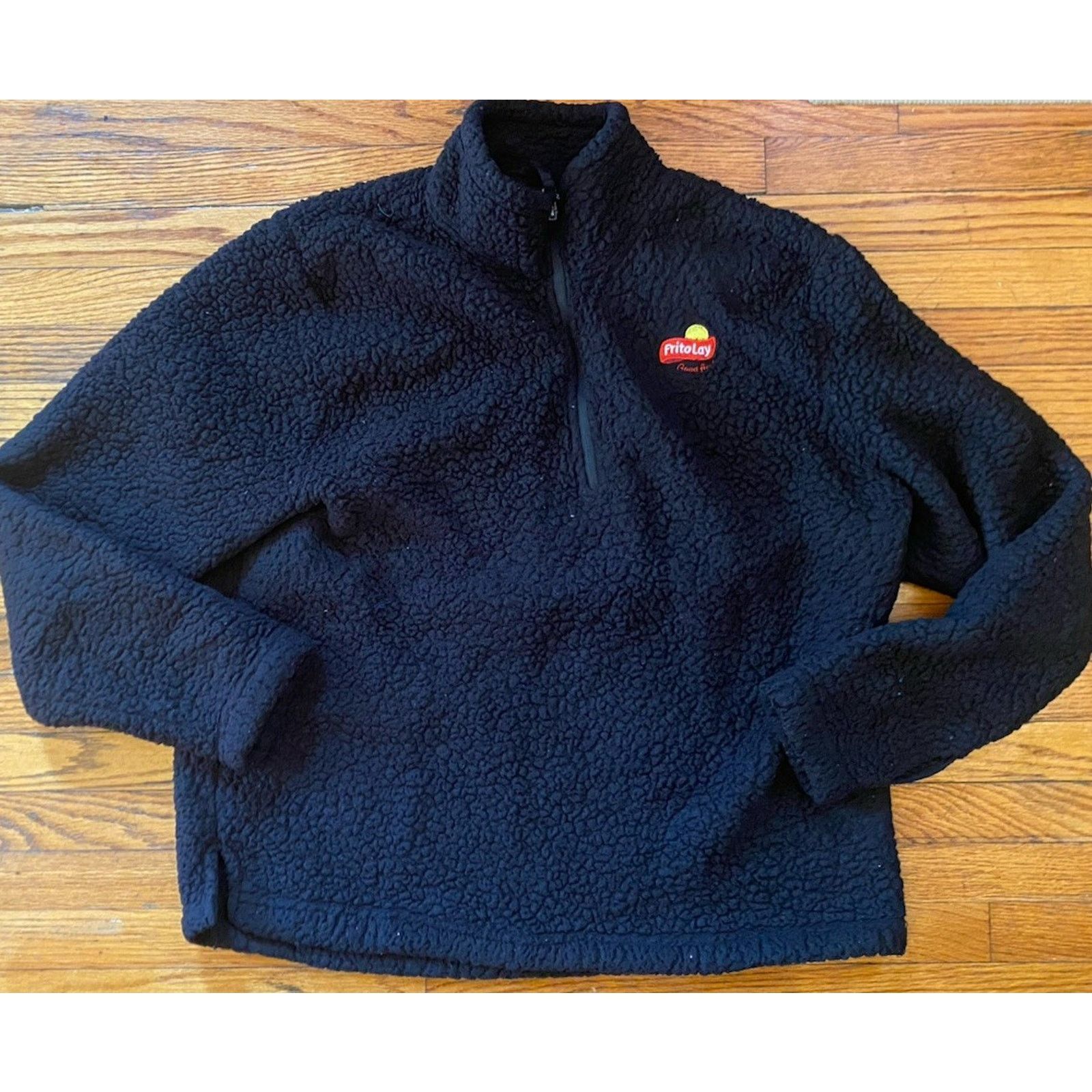 Port Authority Frito Black Sherpa Pullover Sweatshirt Women’s Men’s XL Size XL / US 12-14 / IT 48-50 - 1 Thumbnail