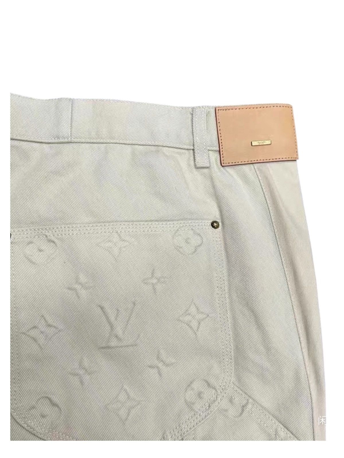 Louis Vuitton Louis Vuitton 34 Skate Denim Jeans Monogram Beige Size US 34 / EU 50 - 4 Thumbnail