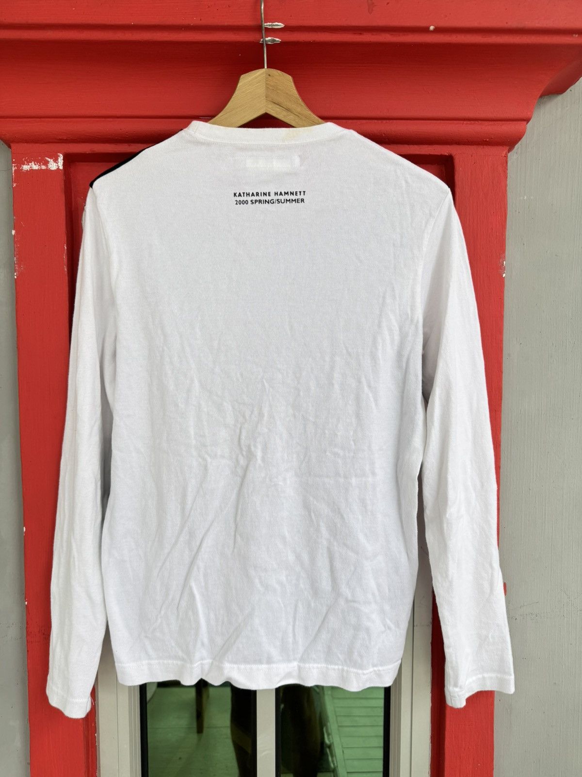 Katharine Hamnett London Katharine Hamnett London “LOVER” Ss2000 LS Tee Size US M / EU 48-50 / 2 - 2 Thumbnail