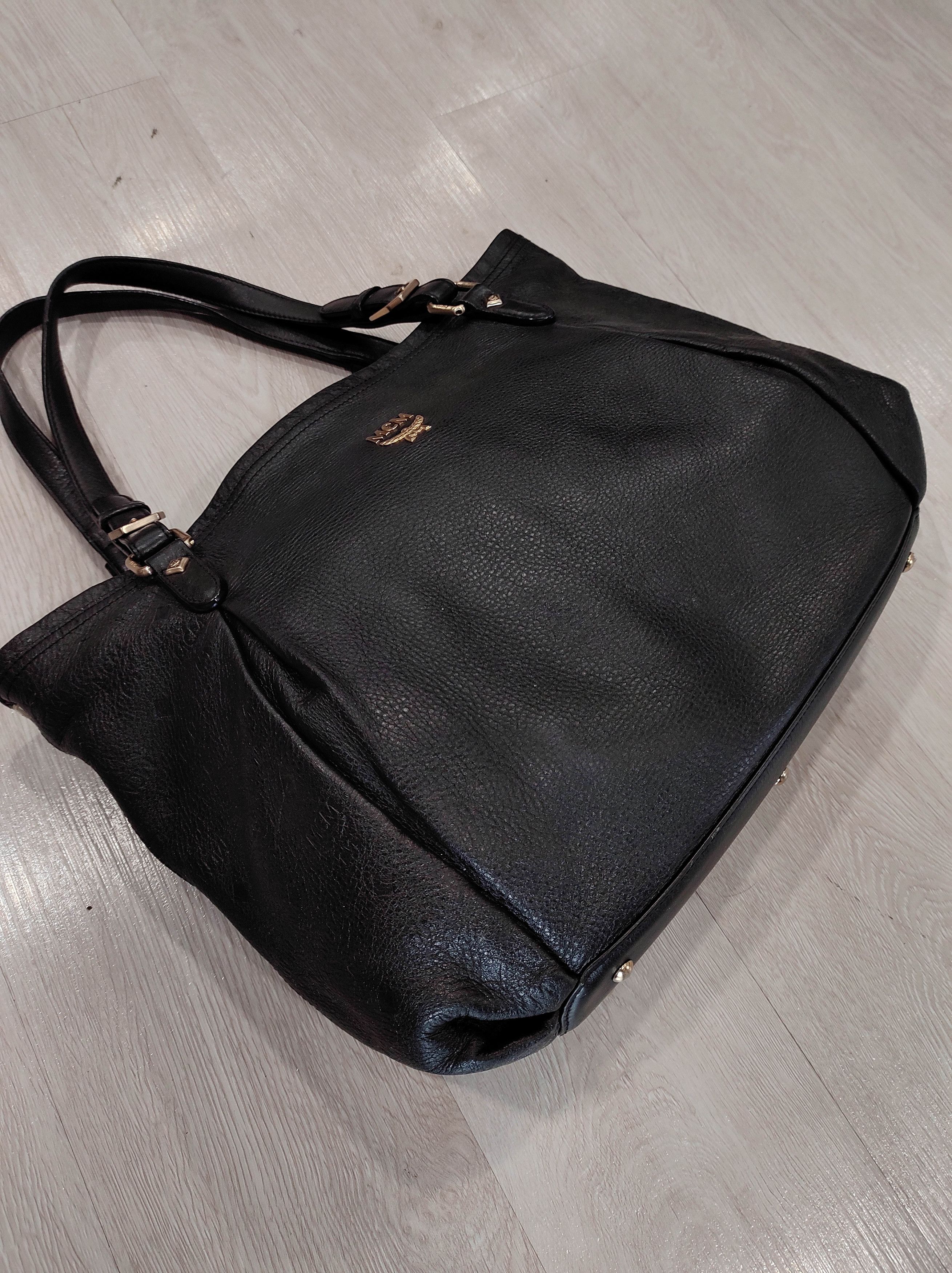 MCM Mcm Leather Satchel Visetos Tote Bag Size ONE SIZE - 2 Thumbnail