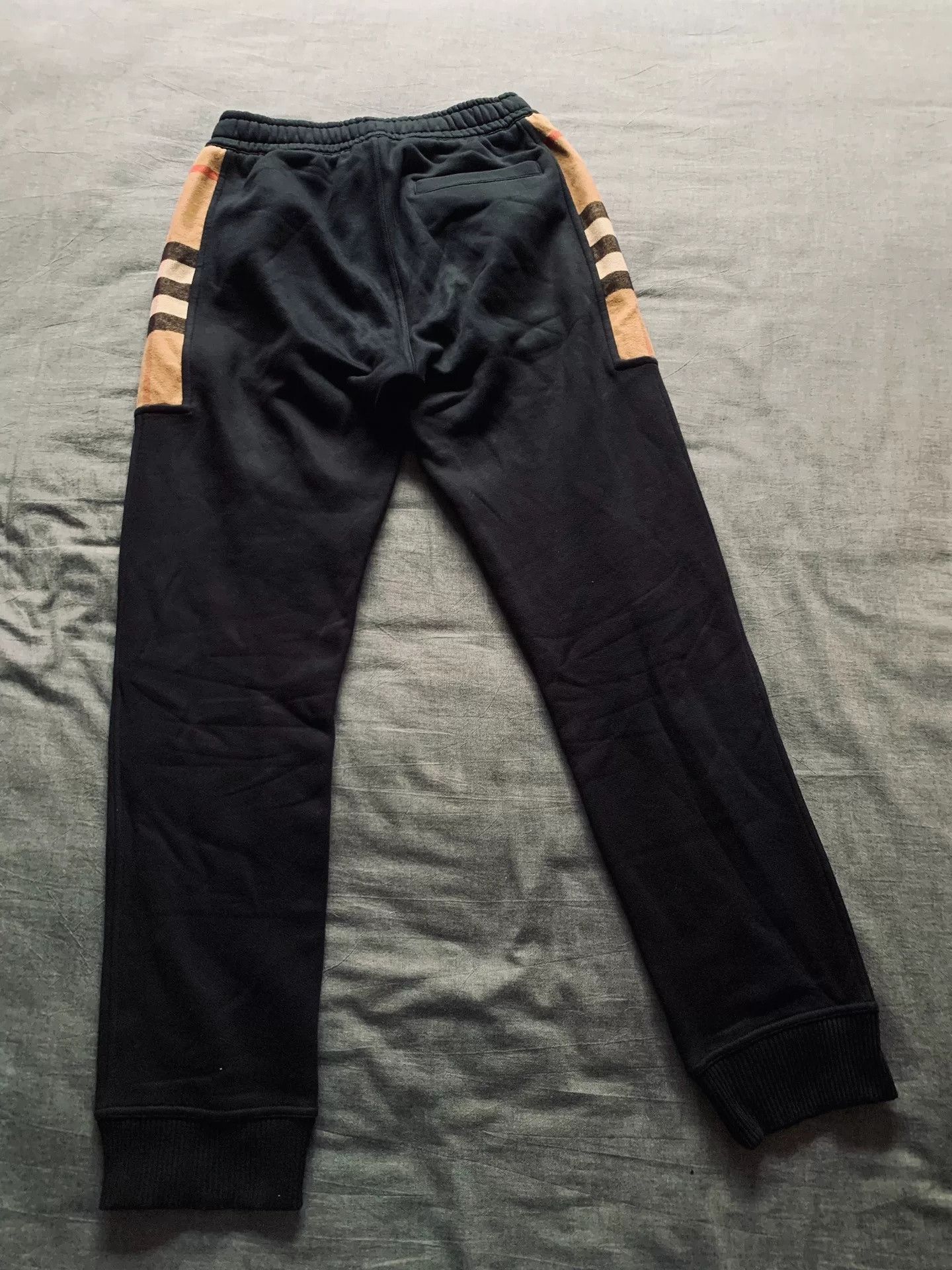 Burberry Burberry Side Logo Classic Check Spliced Sweatpants Size US 32 / EU 48 - 2 Thumbnail