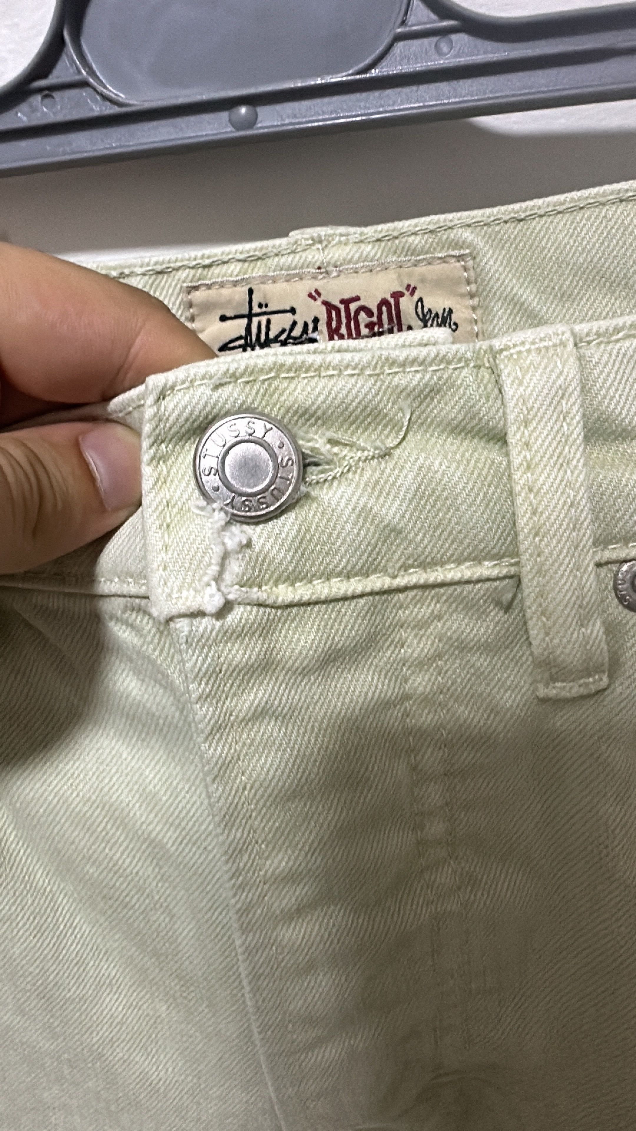 Stussy Stussy Big Ol Jean Cream Size 28 Size US 28 / EU 44 - 4 Thumbnail