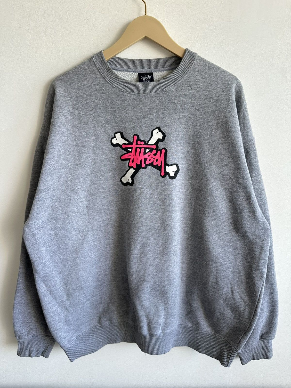 Stussy Vintage Stussy Skull Centre Logo Streetwear Rare USA Size US XL / EU 56 / 4 - 2 Thumbnail