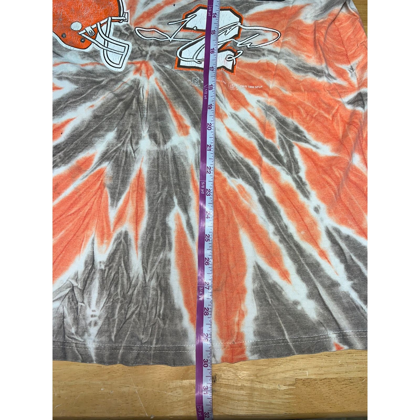 Vintage Vintage Cleveland Browns Shirt Tim Couch Tie Dye NFL Tee 90s Size US L / EU 52-54 / 3 - 12 Thumbnail