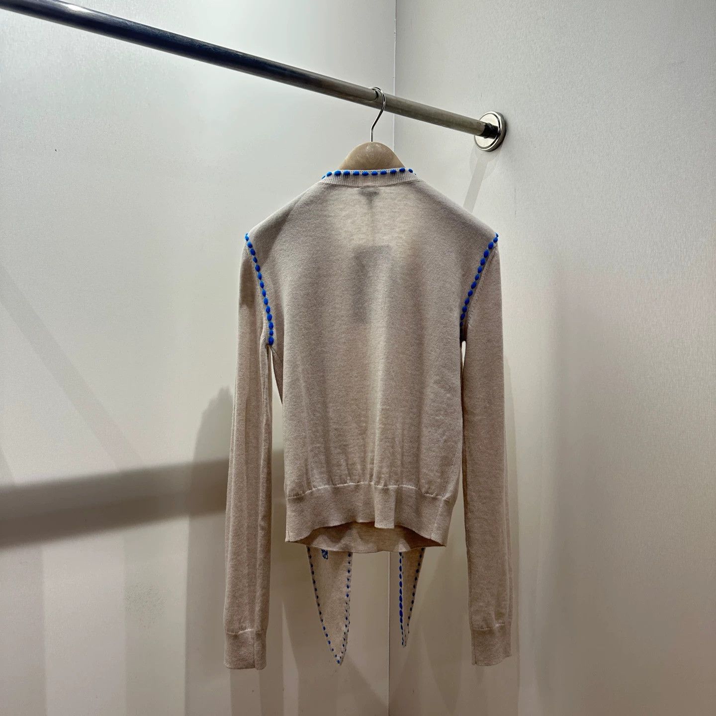 Loewe Loewe feb522 26SS embroidered floral bow s sweater Size M / US 6-8 / IT 42-44 - 2 Thumbnail