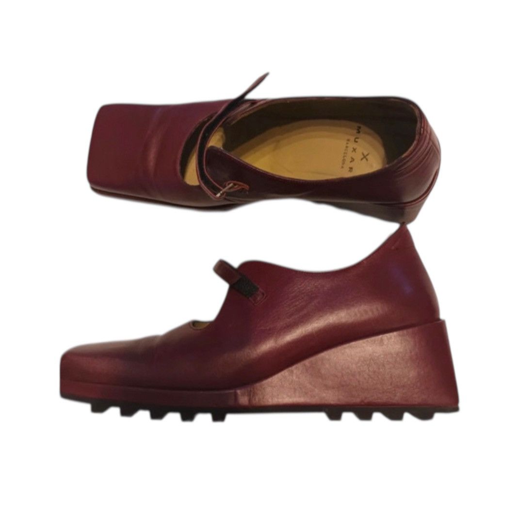 Other Muxart Barcelona platform mary janes dark red 40 Size US 9 / IT 39 - 2 Thumbnail