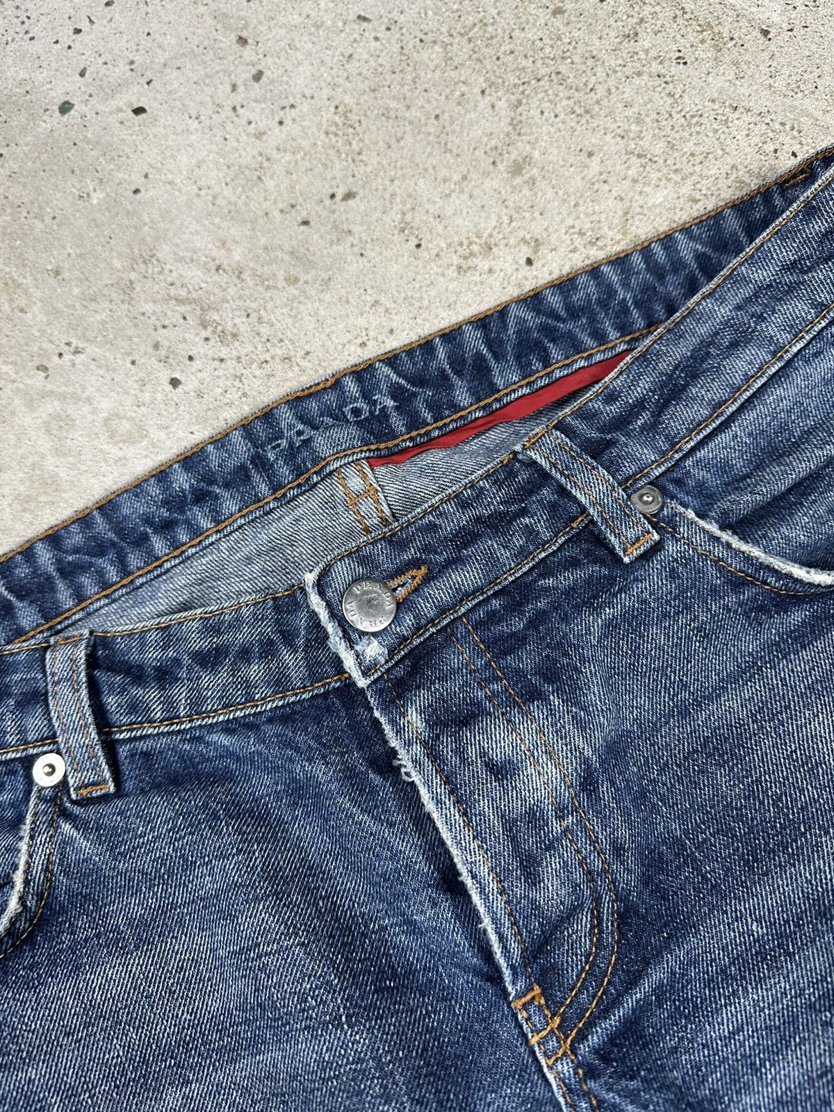 Prada Prada Straight Fit Tab Blue Denim Pants Jeans Size US 30 / EU 46 - 9 Thumbnail