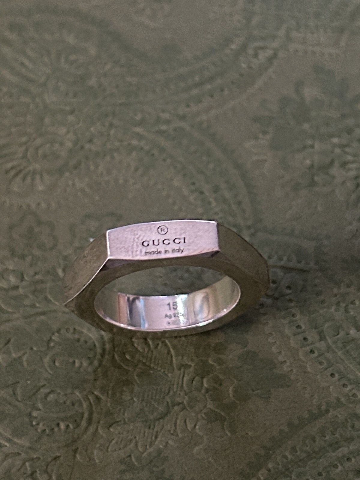 Gucci Gucci Trademark 5MM Silver 925 Unisex Silver 782839 Size ONE SIZE - 4 Thumbnail