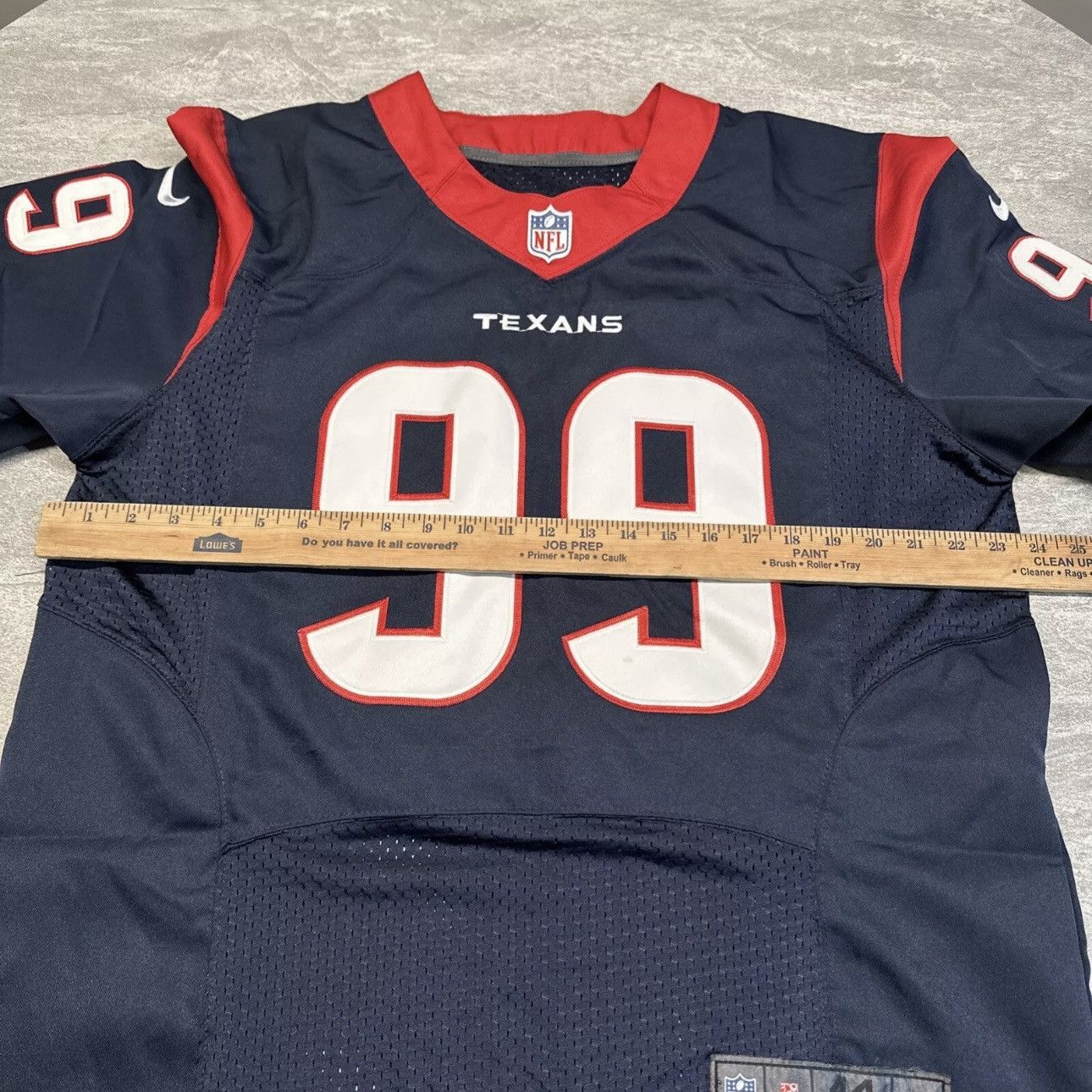 NFL × Nike J.J. WATT Nike Houston Texans #99 On-Field Football Jersey Size US L / EU 52-54 / 3 - 7 Thumbnail